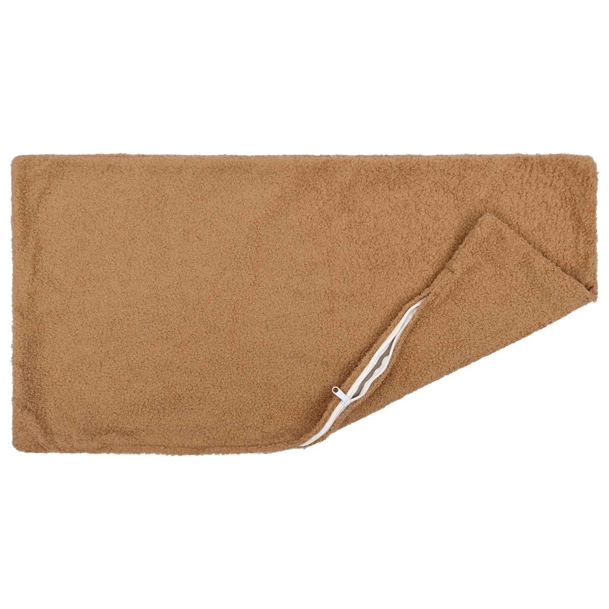 Cushion Cover 2 pcs HEERLEN Beige 40 x 70 cm Bouclé