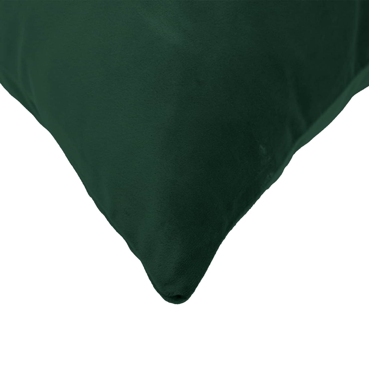 Cushion Cover 2 pcs HEERLEN Dark Green 40 x 80 cm Velvet