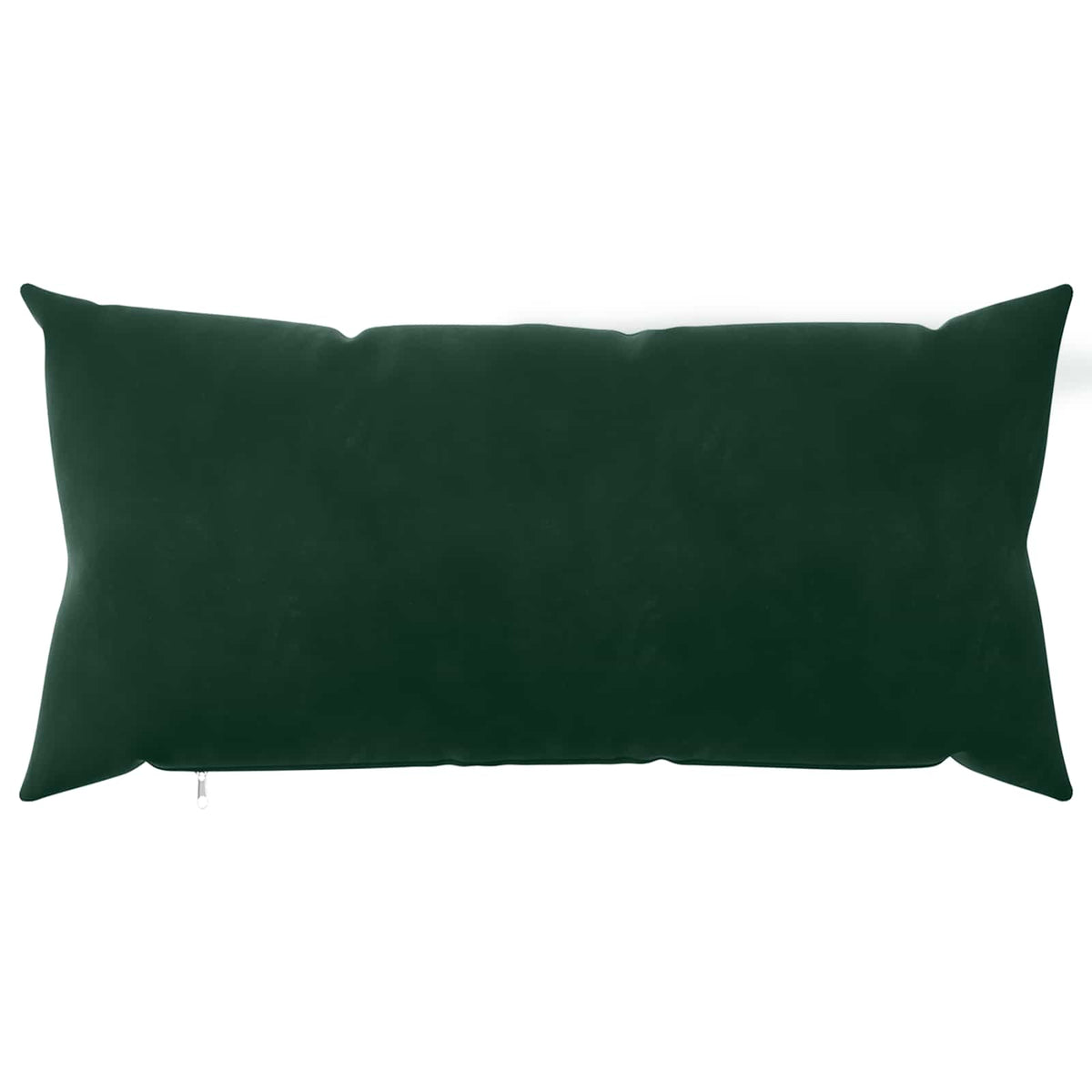 Cushion Cover 6 pcs HEERLEN Dark Green 40 x 80 cm Velvet