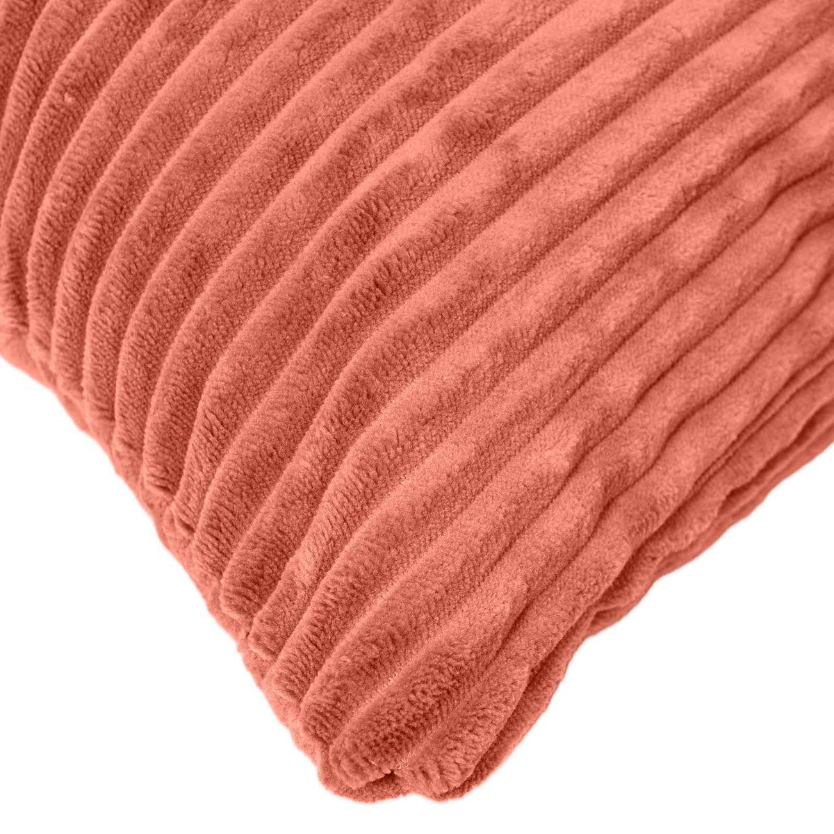 Cushion Cover 2 pcs HEERLEN Red Orange 40 x 80 cm Corduroy