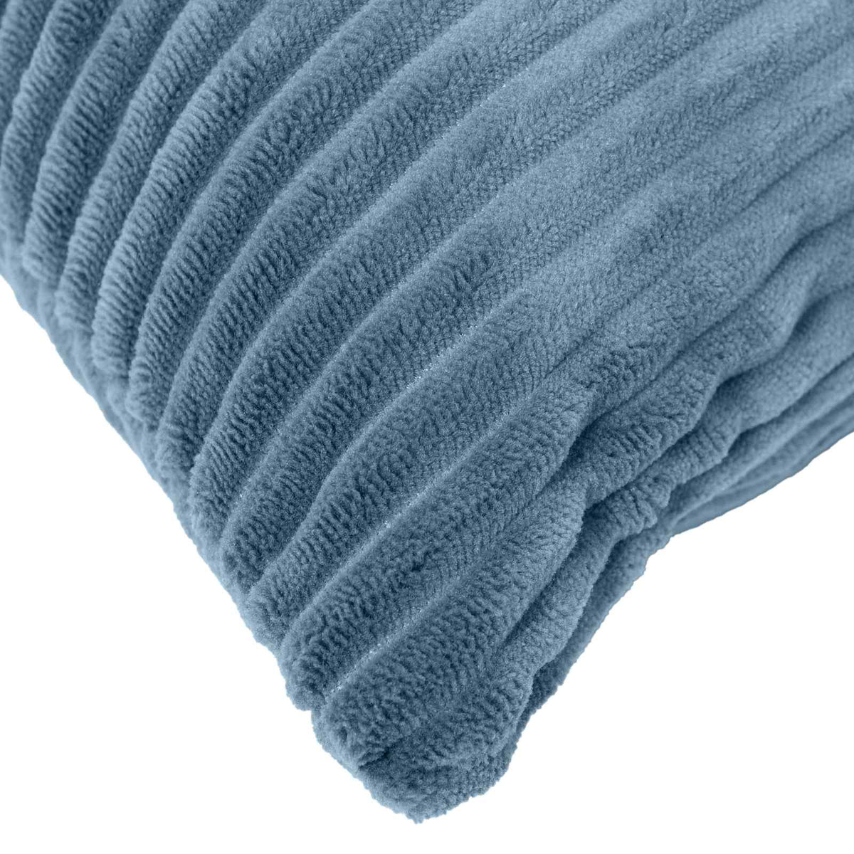 Cushion Cover 6 pcs HEERLEN Blue 40 x 80 cm Corduroy
