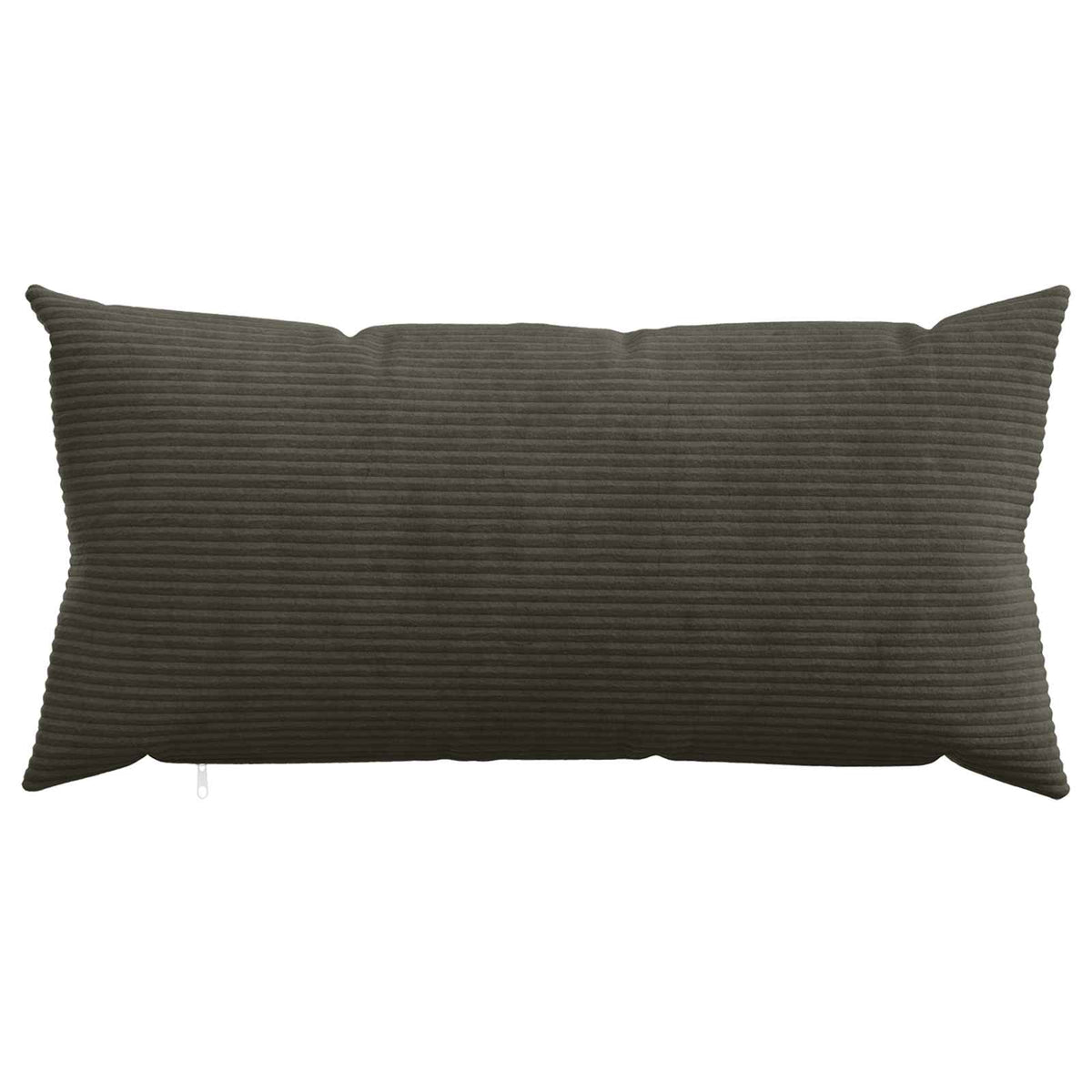Cushion Cover 6 pcs HEERLEN Anthracite 40 x 80 cm Corduroy