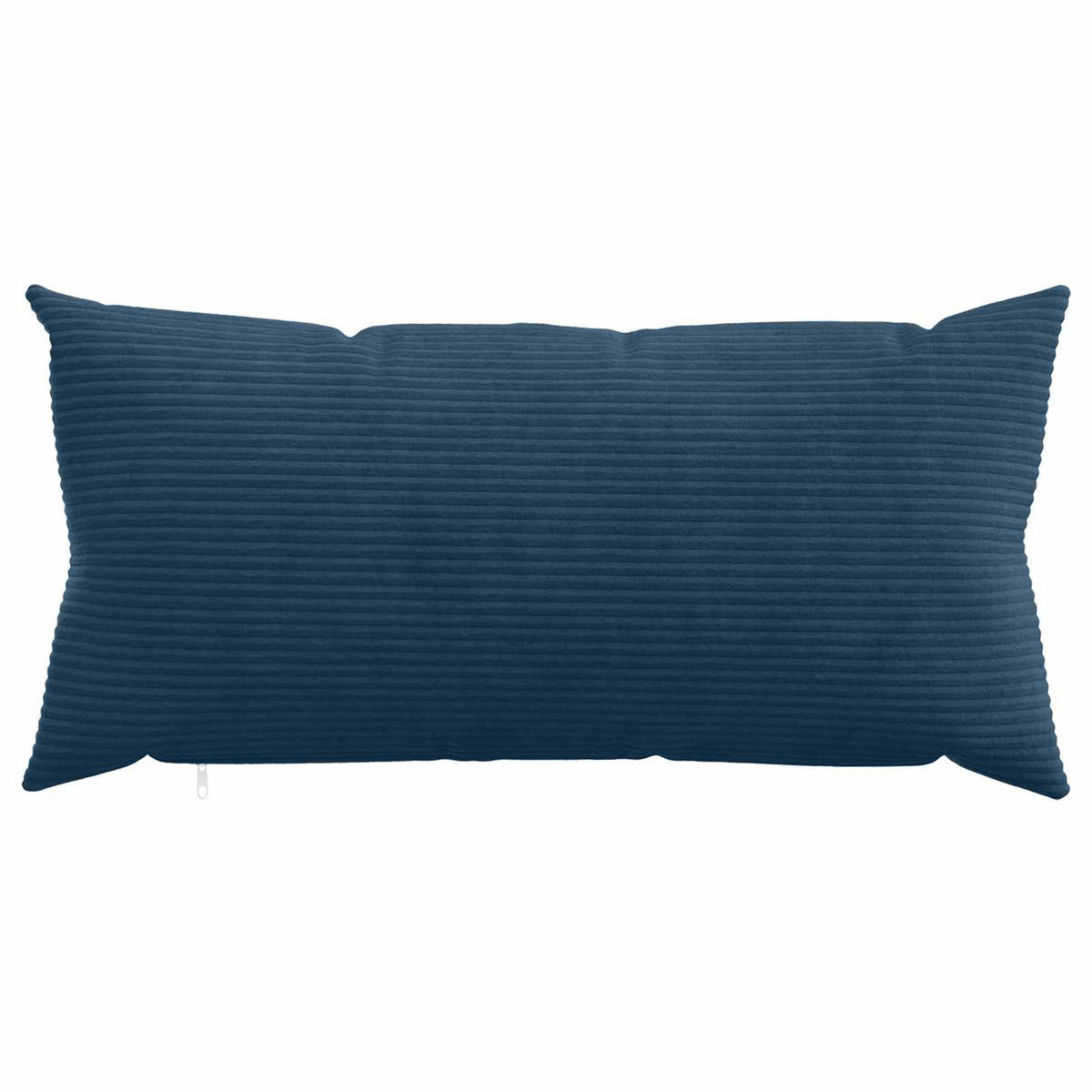 Cushion Cover 2 pcs HEERLEN Navy Blue 40 x 80 cm Corduroy