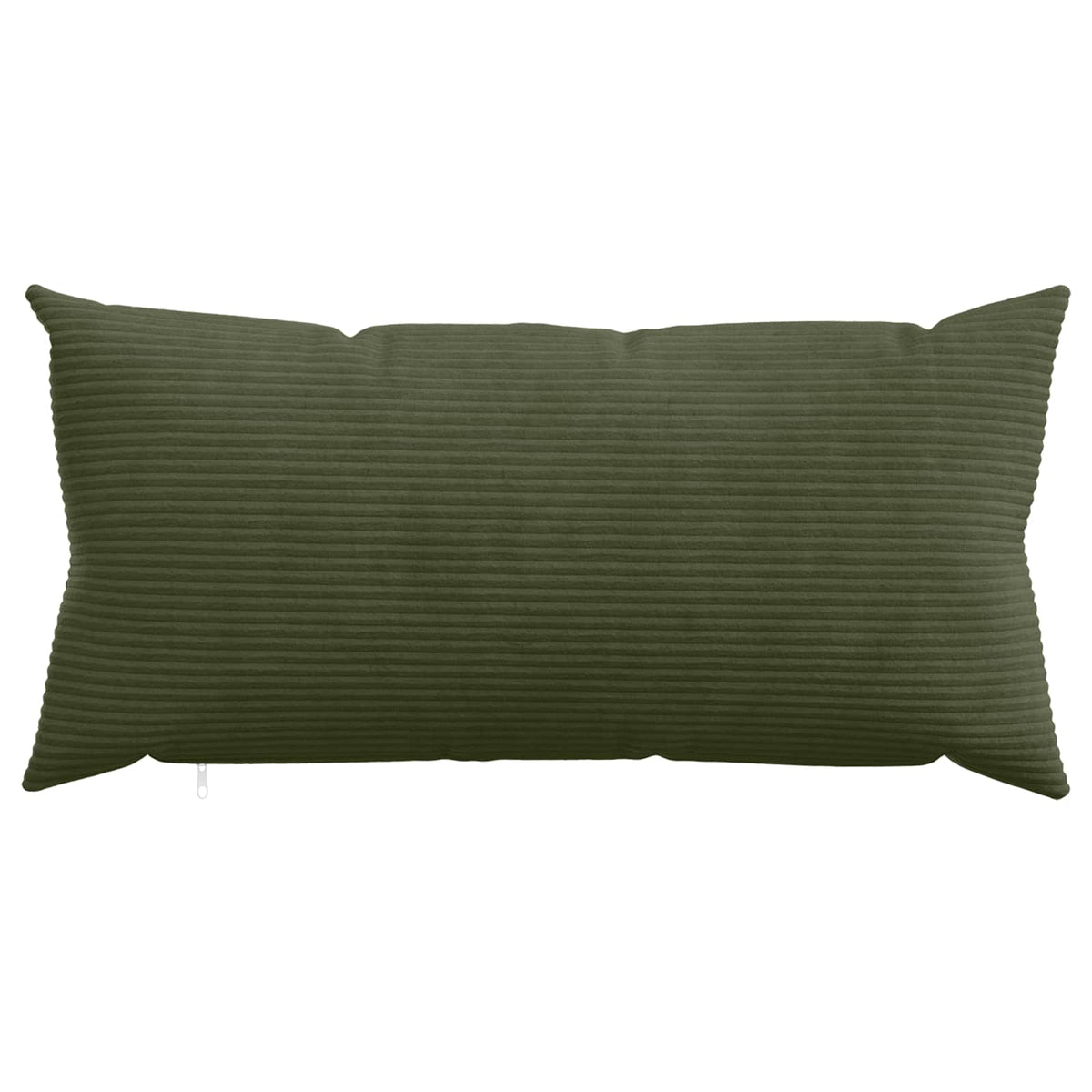 Cushion Cover 12 pcs HEERLEN Green 40 x 80 cm Corduroy