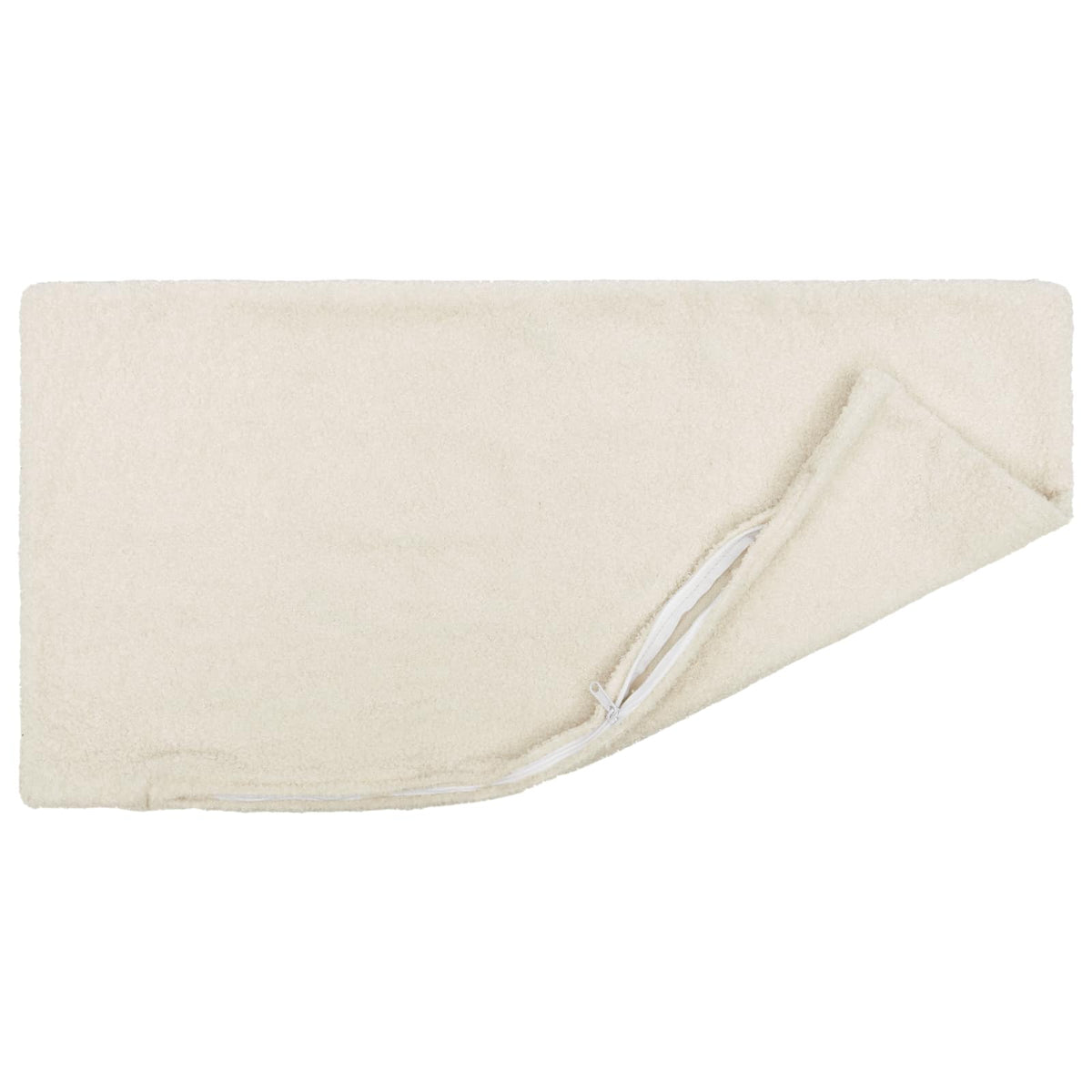 Cushion Cover 6 pcs HEERLEN Cream 40 x 80 cm Bouclé