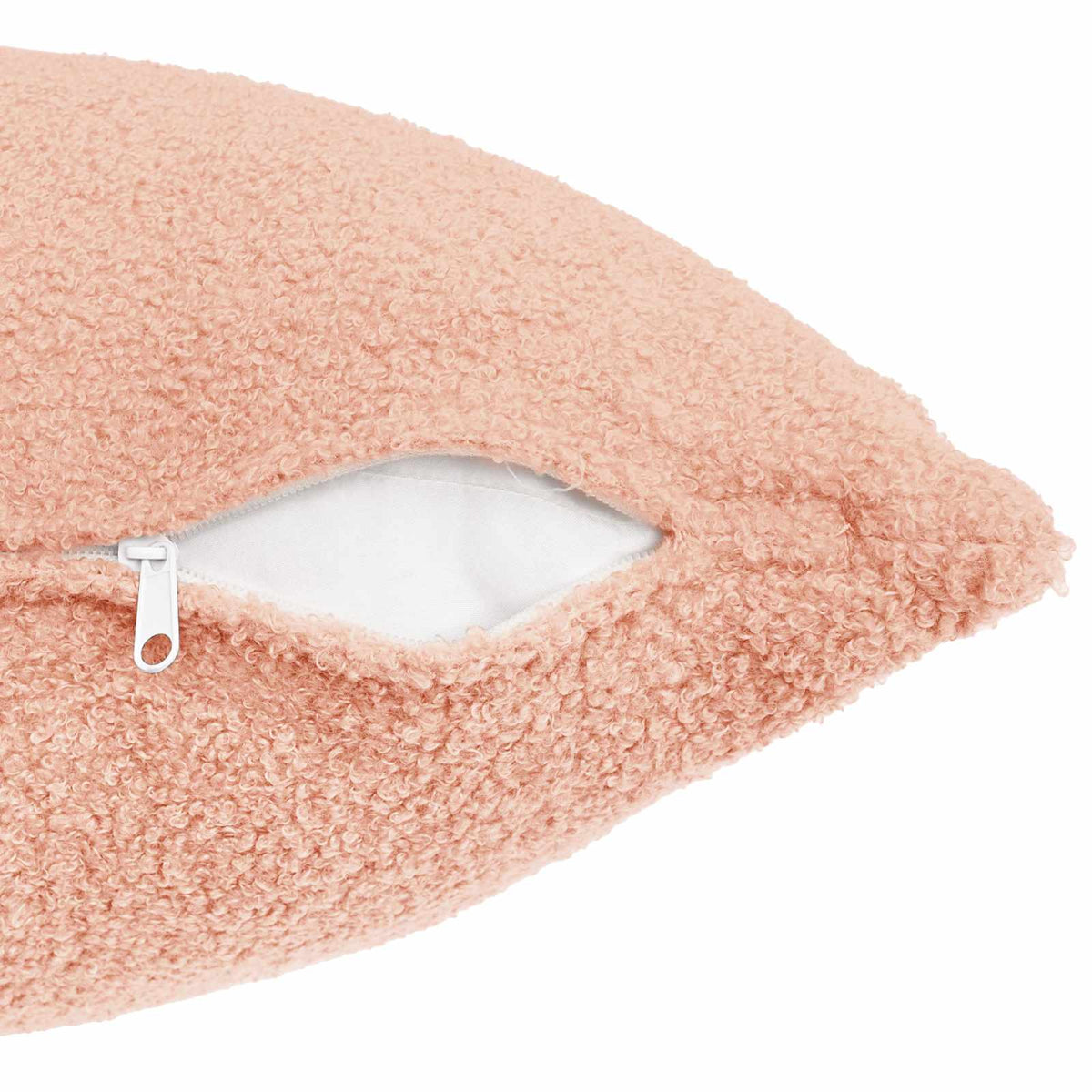 Cushion Cover 12 pcs HEERLEN Pink 40 x 80 cm Bouclé