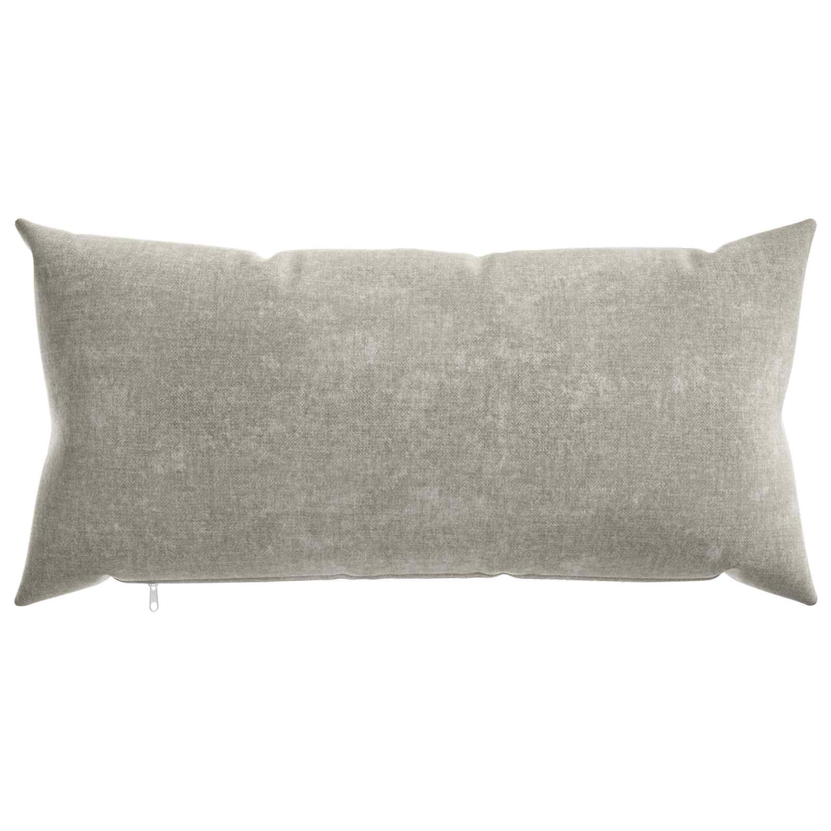 Cushion Cover 2 pcs HEERLEN Light Grey 40 x 80 cm