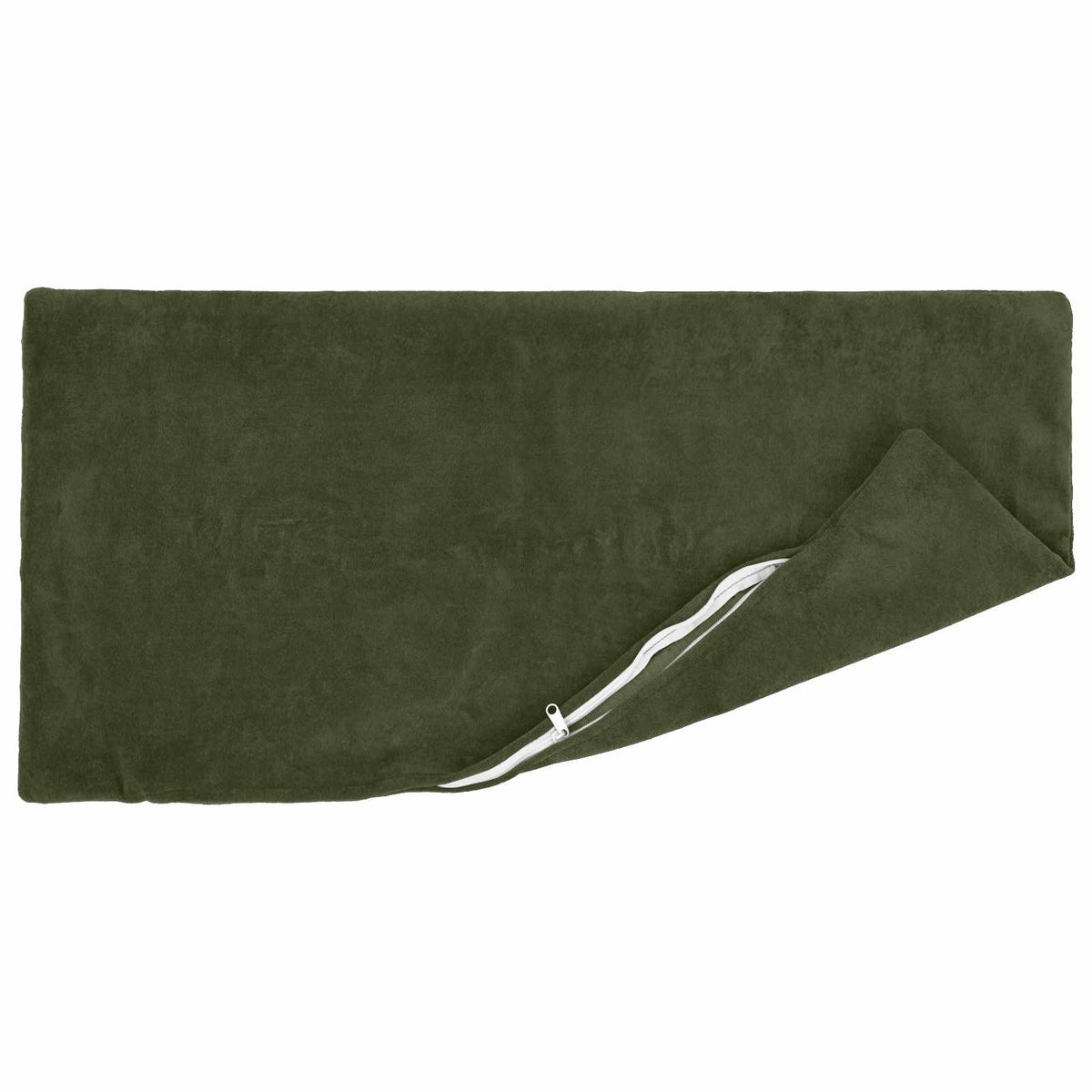 Cushion Cover 2 pcs HEERLEN Green 40 x 80 cm Microfiber Fleece