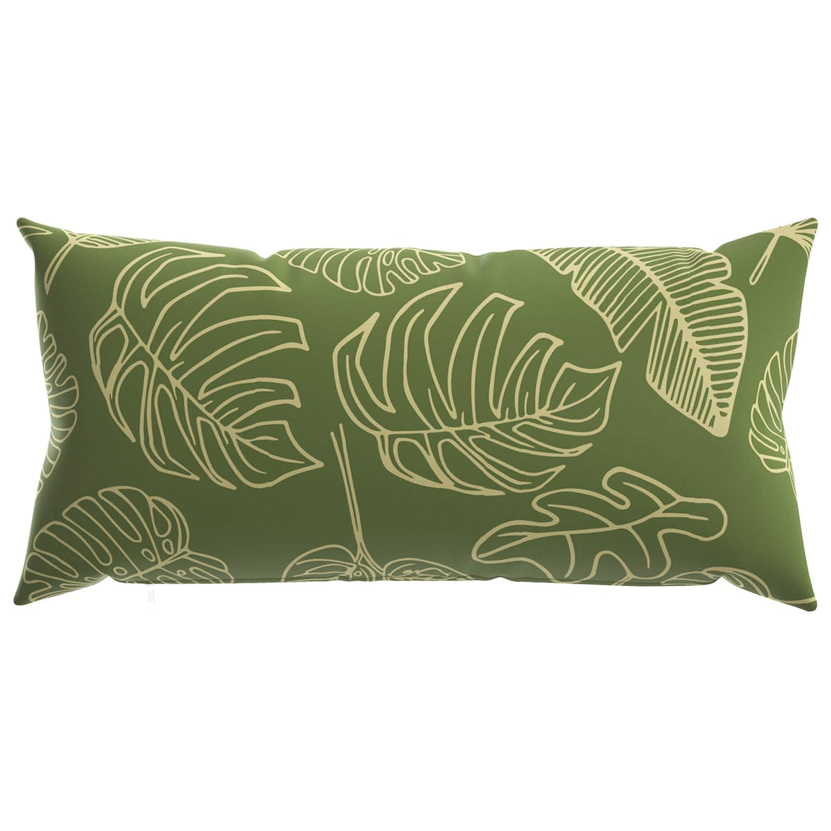 Cushion Cover 12 pcs HEERLEN Leaf Design 40 x 80 cm Polyester