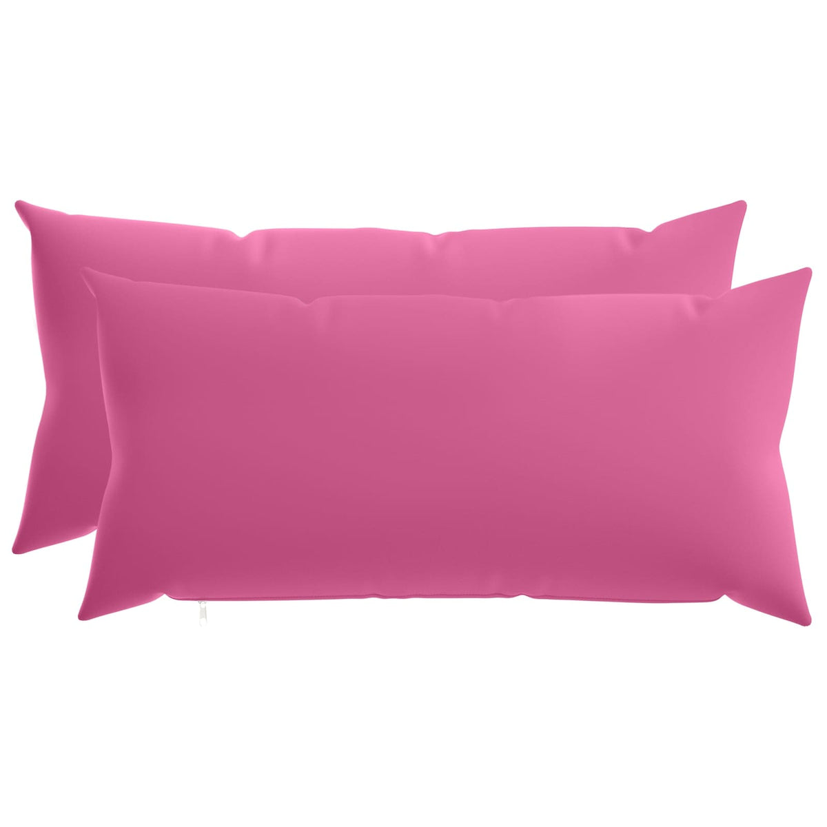 Cushion Cover 2 pcs HEERLEN Pink 40 x 80 cm Polyester