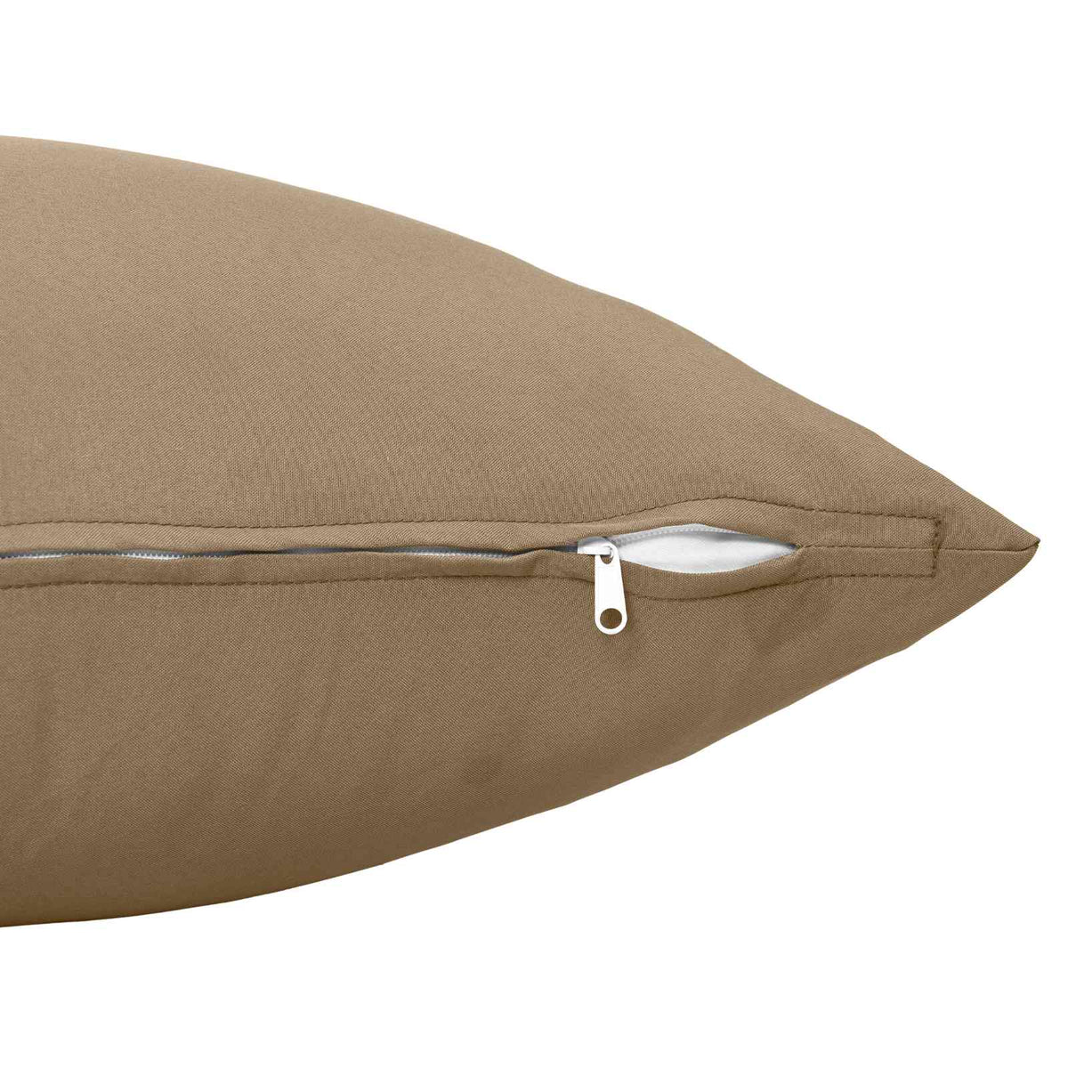 Cushion Cover 6 pcs HEERLEN Taupe 40 x 80 cm Polyester