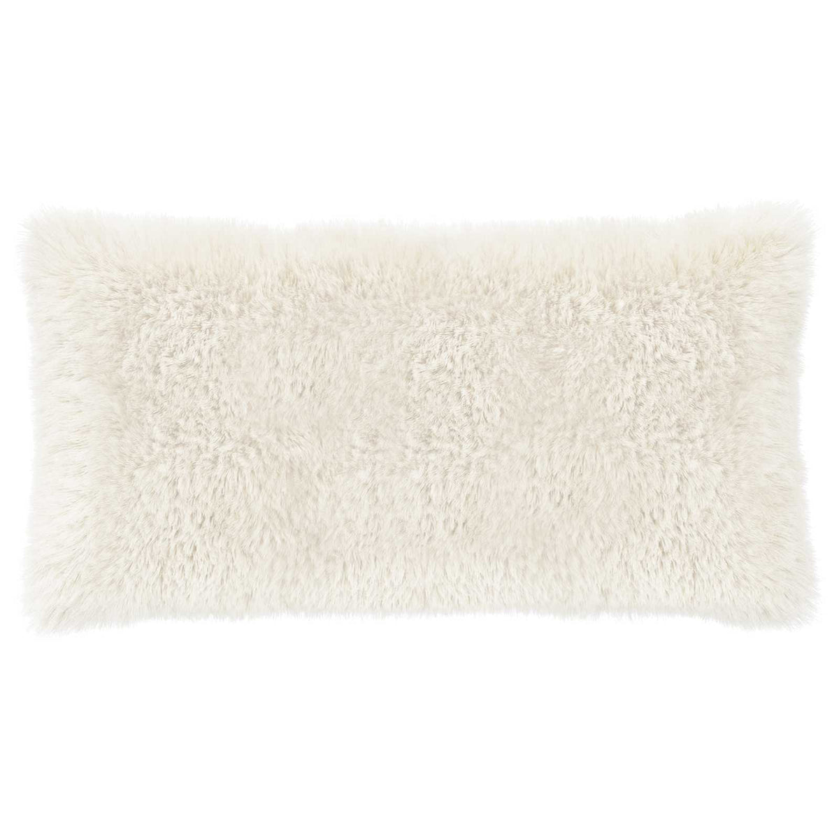 Cushion Cover 12 pcs HEERLEN White 40 x 80 cm PV Fleece