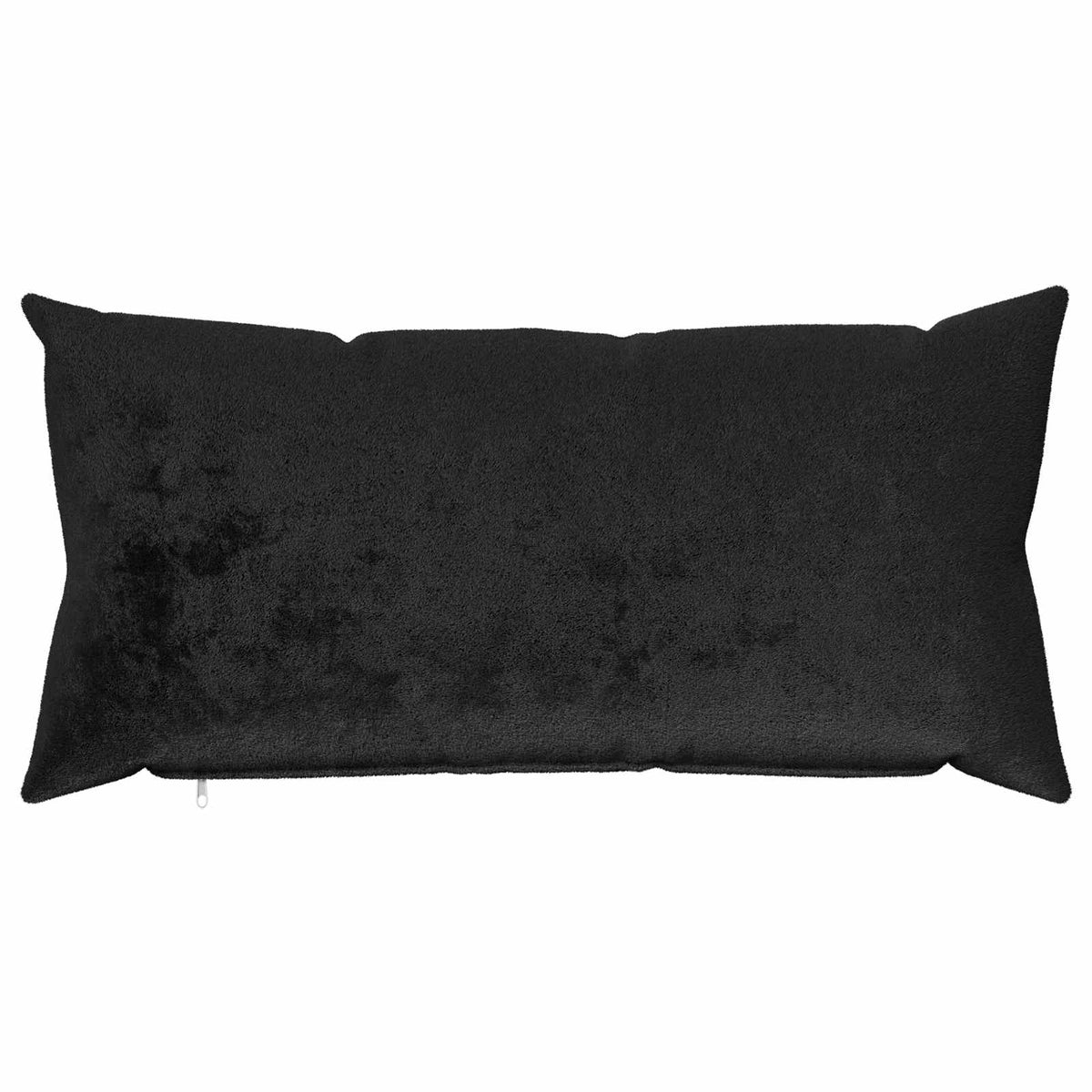 Cushion Cover 12 pcs HEERLEN Black 40 x 80 cm Flannel