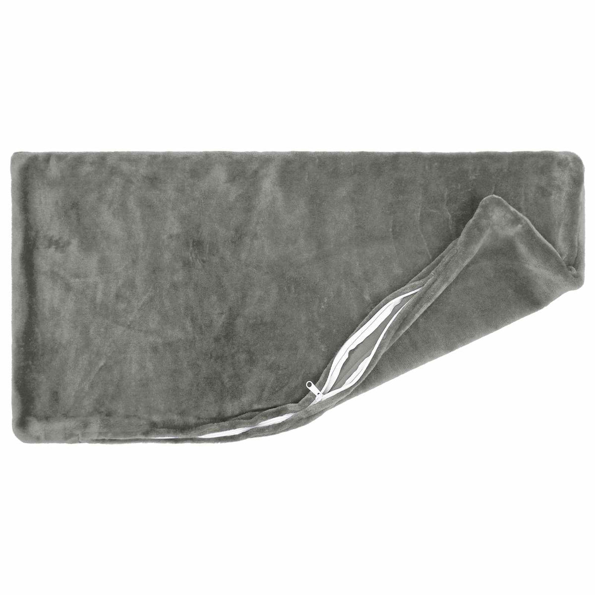 Cushion Cover 6 pcs HEERLEN Dark Grey 40 x 80 cm Flannel