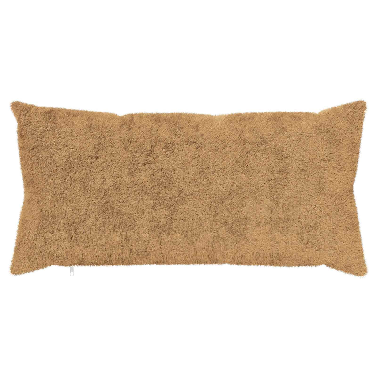 Cushion Cover 12 pcs HEERLEN Taupe 40 x 80 cm Faux Rabbit Fur