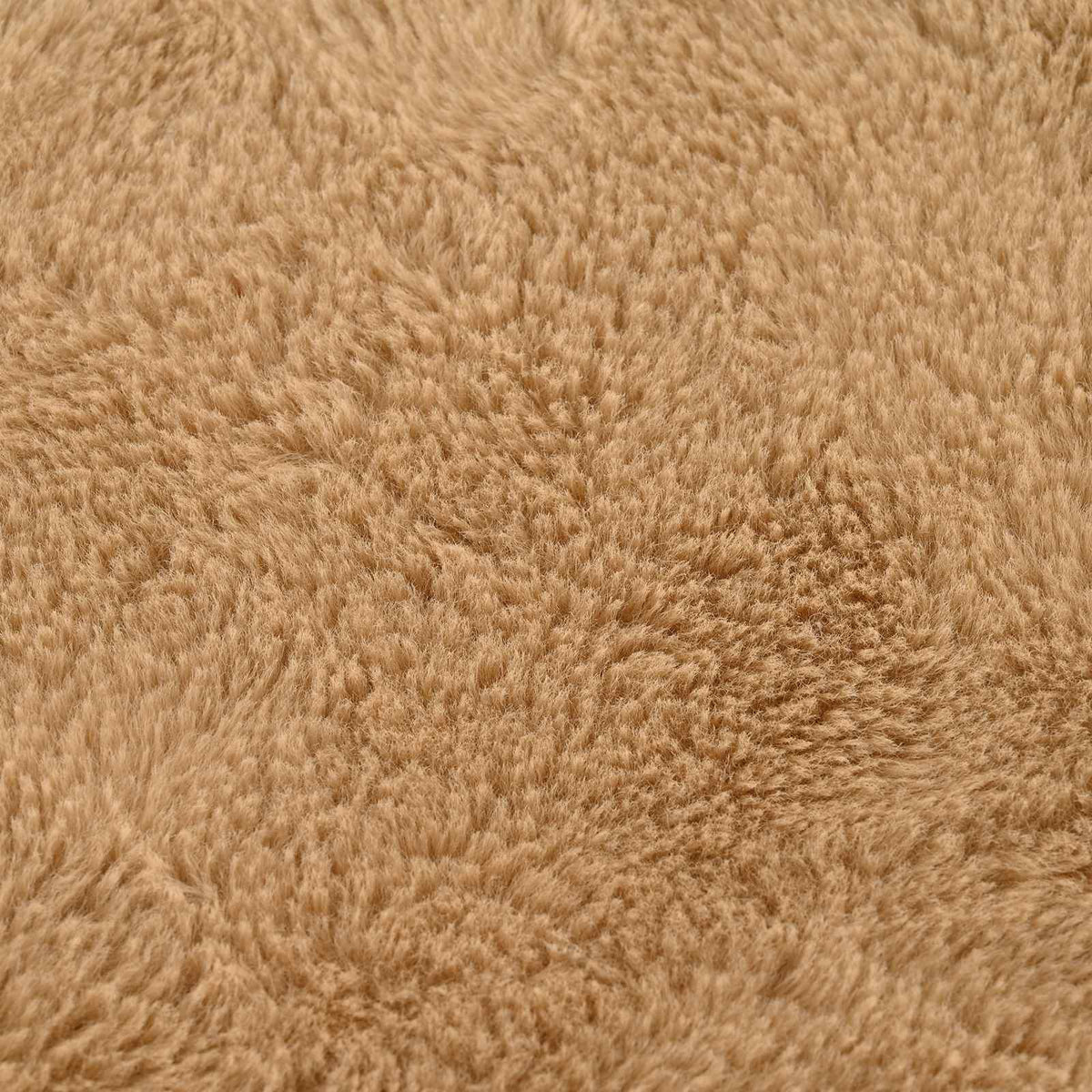 Cushion Cover 12 pcs HEERLEN Taupe 40 x 80 cm Faux Rabbit Fur
