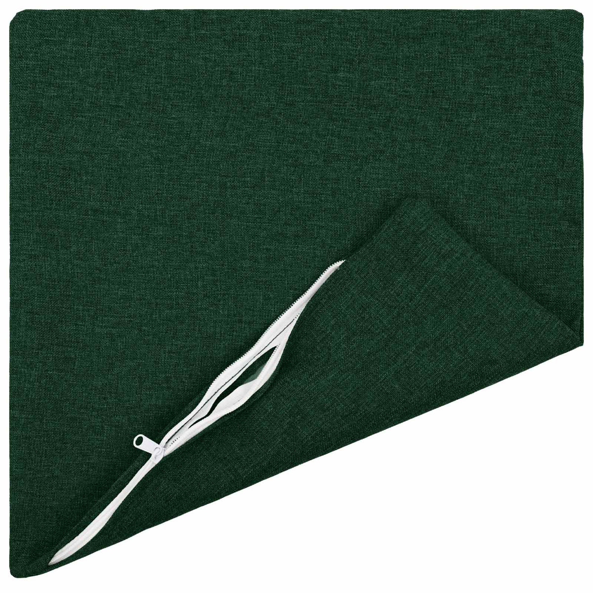 Cushion Cover 6 pcs HEERLEN Dark Green 45 x 45 cm Fabric