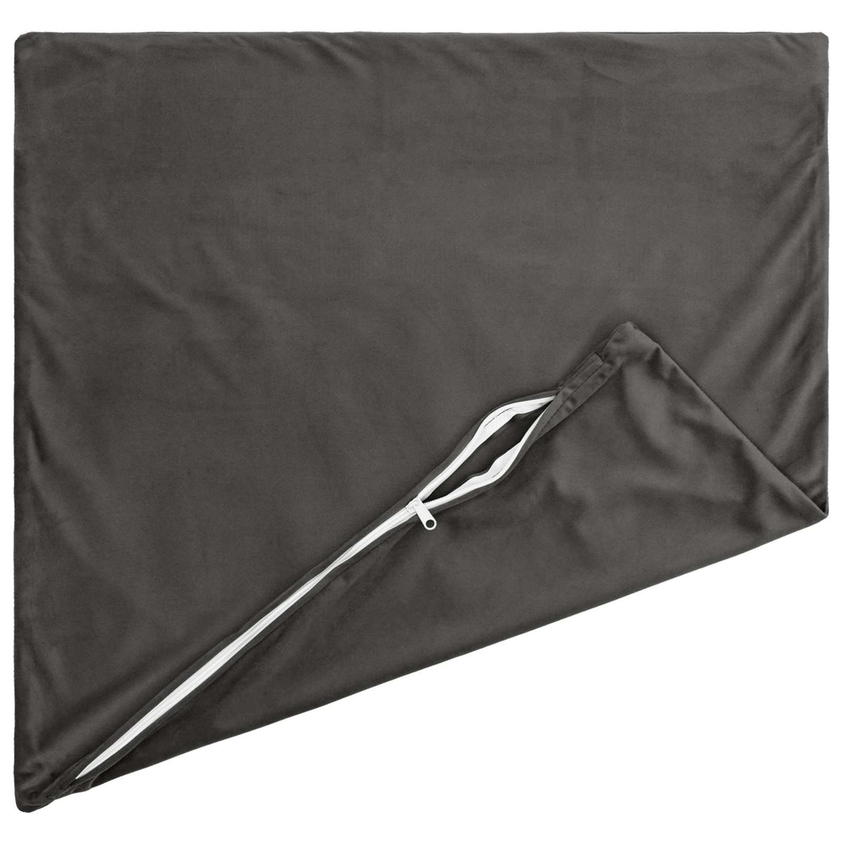 Cushion Cover 6 pcs HEERLEN Dark Grey 45 x 45 cm Velvet