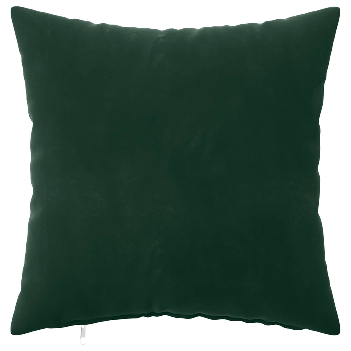 Cushion Cover 6 pcs HEERLEN Dark Green 45 x 45 cm Velvet