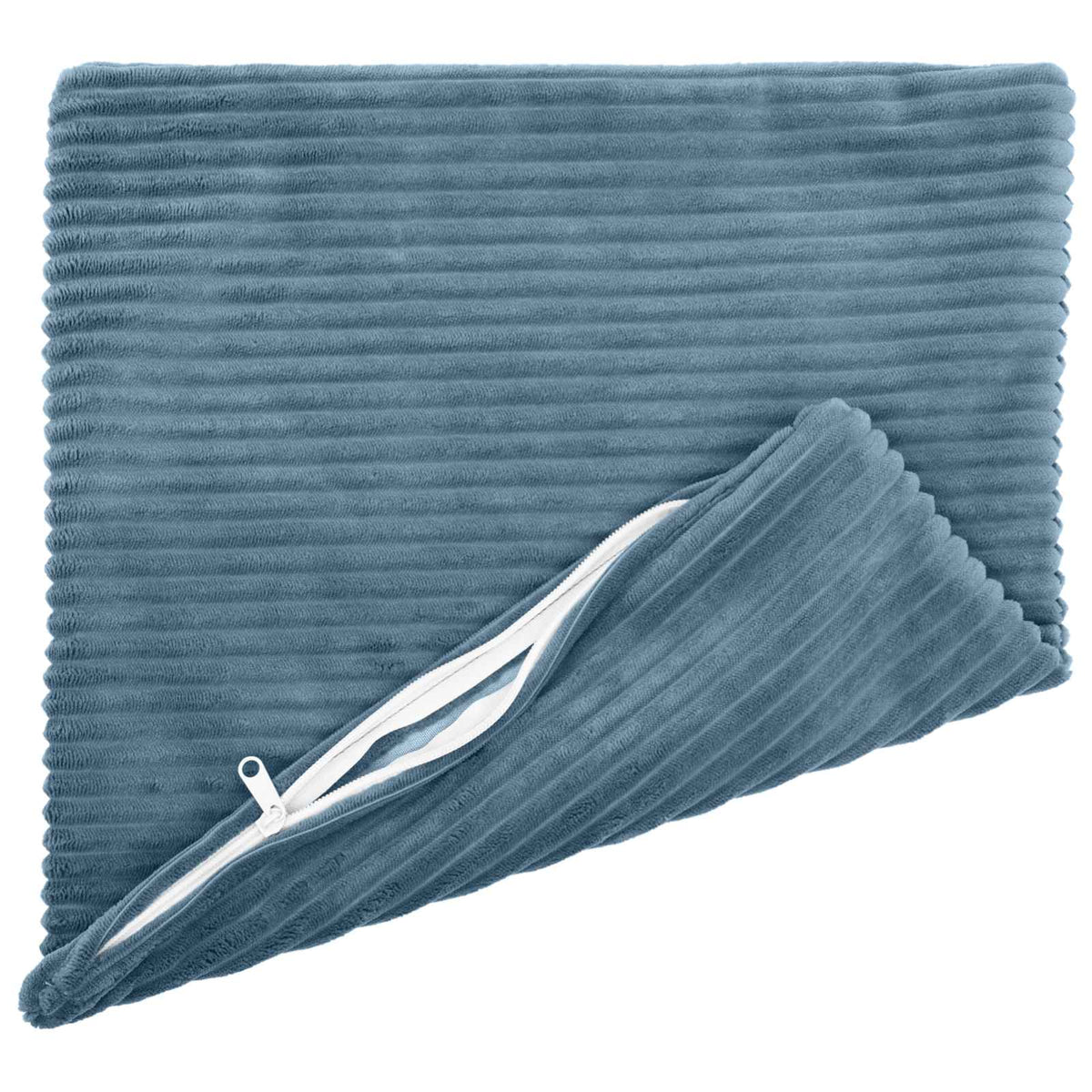 Cushion Cover 6 pcs HEERLEN Blue 45 x 45 cm Corduroy