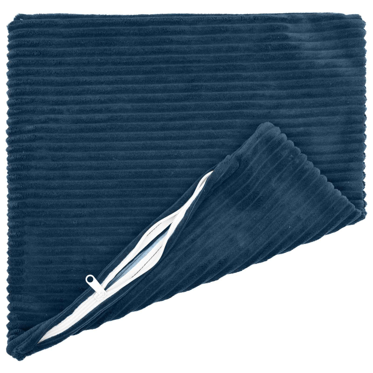 Cushion Cover 6 pcs HEERLEN Navy Blue 45 x 45 cm Corduroy
