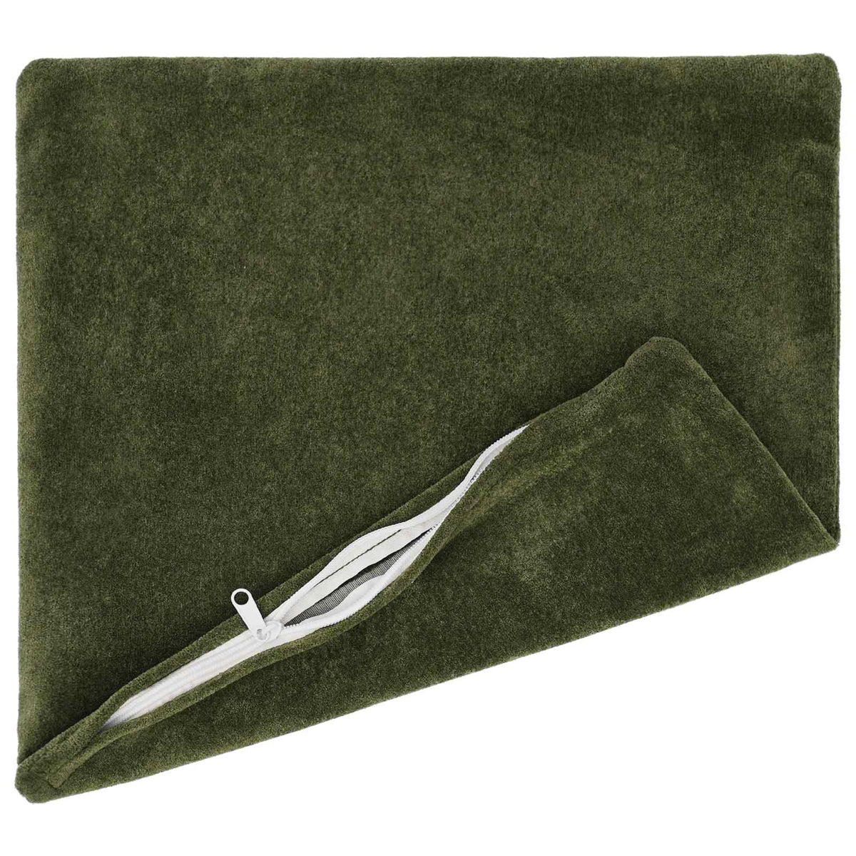Cushion Cover 2 pcs HEERLEN Green 45 x 45 cm Microfiber Fleece