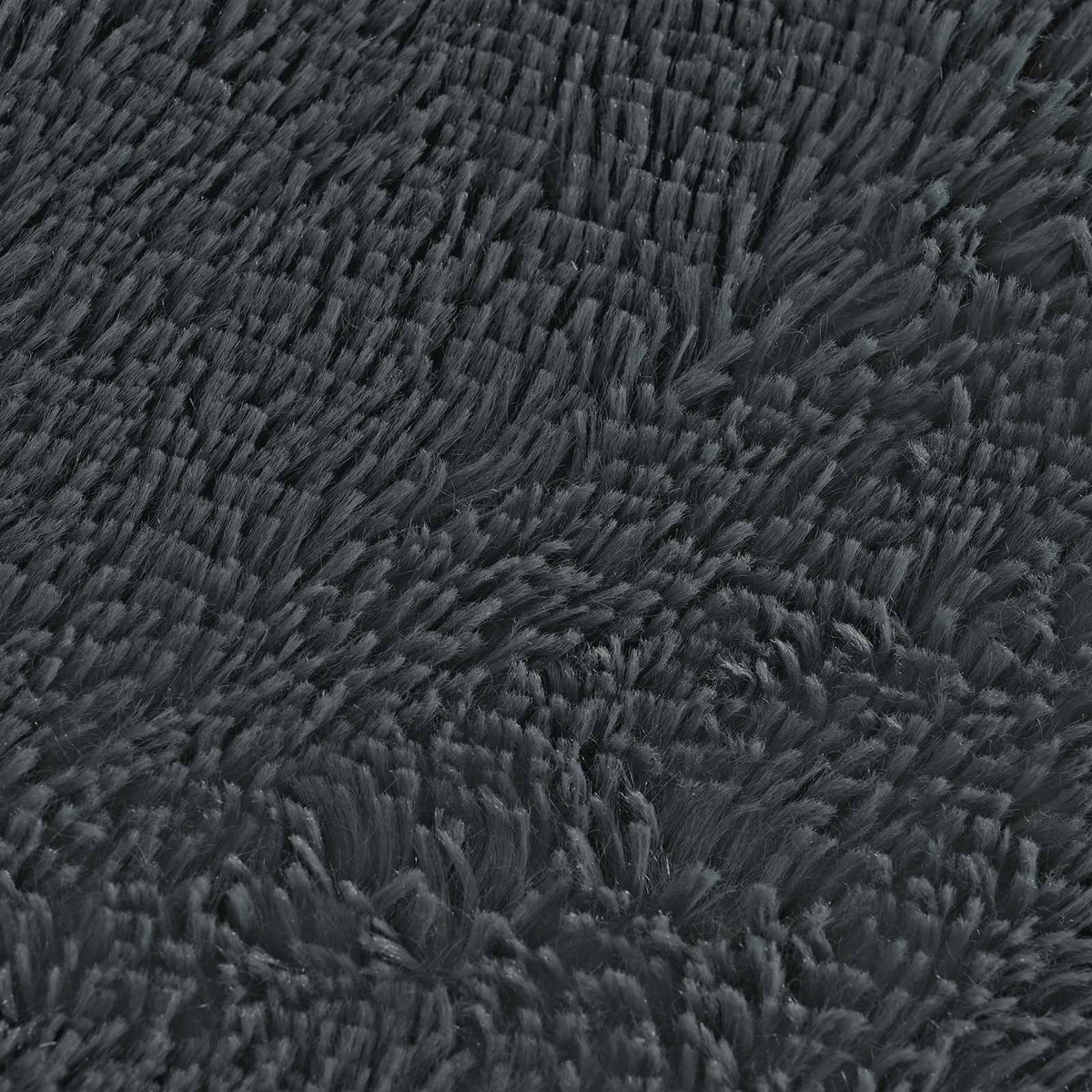 Cushion Cover 12 pcs HEERLEN Anthracite 45 x 45 cm PV Fleece