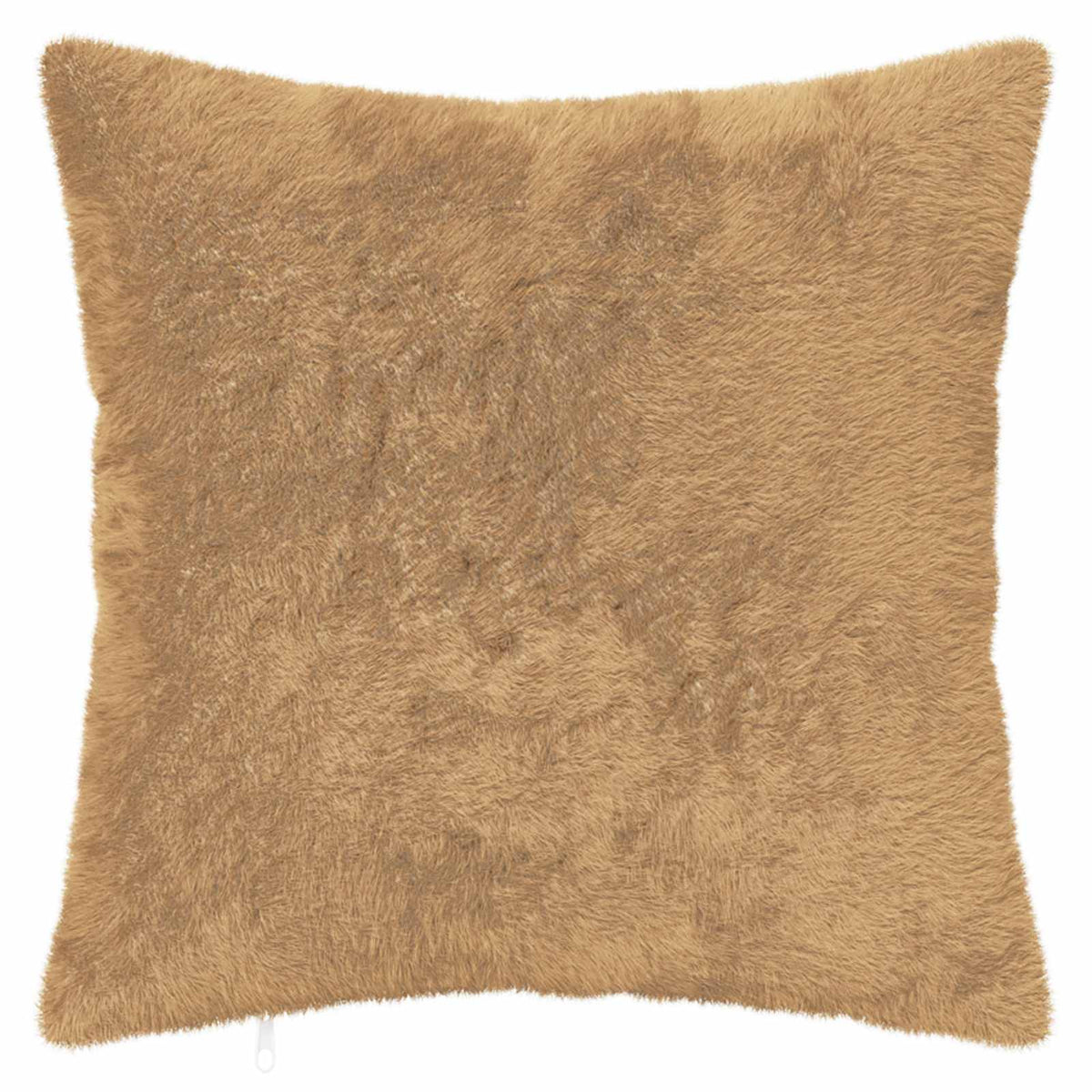 Cushion Cover 6 pcs HEERLEN Taupe 45 x 45 cm Faux Rabbit Fur
