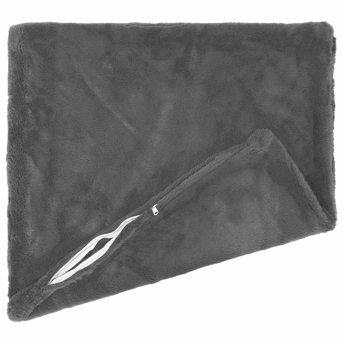 Cushion Cover 12 pcs HEERLEN Dark Grey 45 x 45 cm