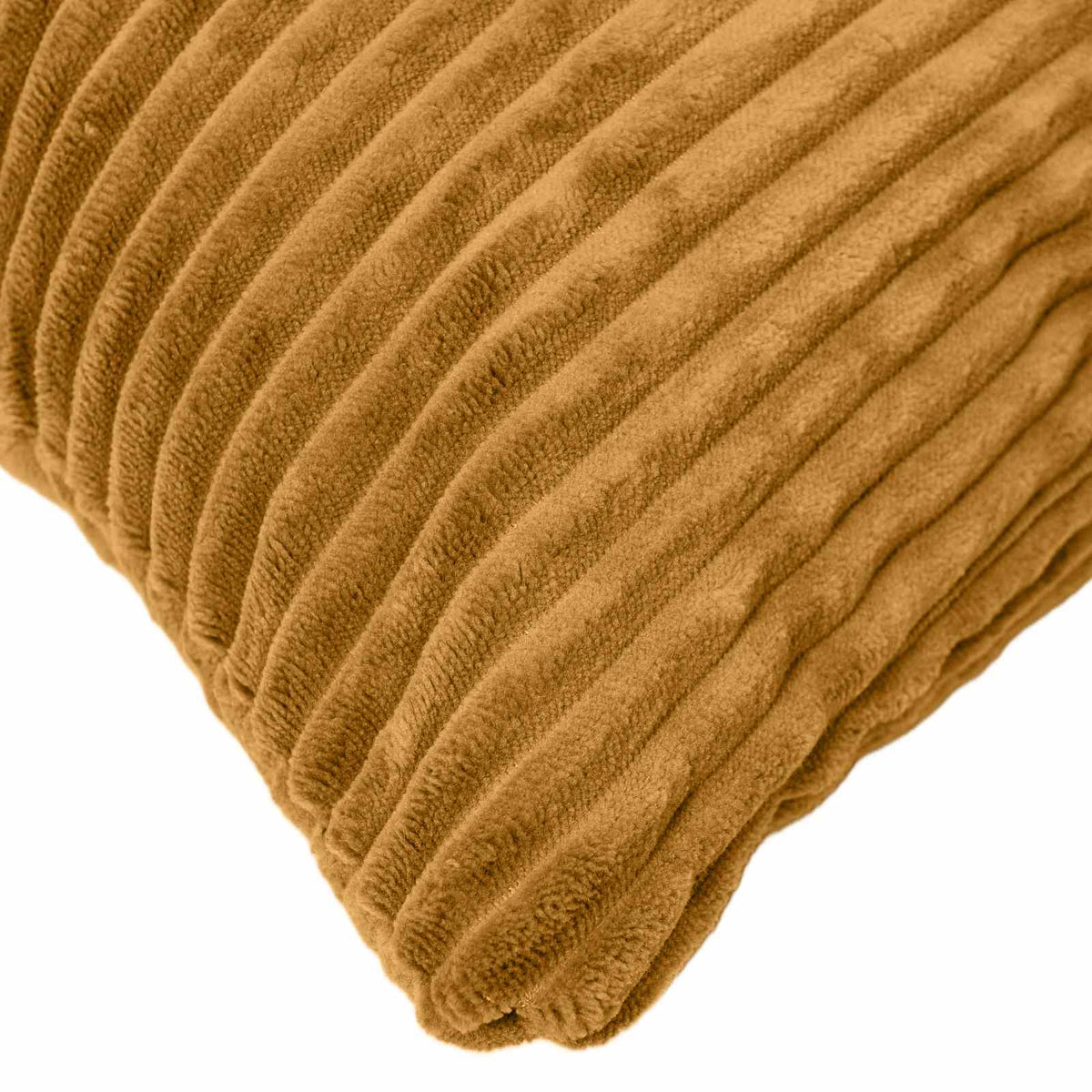 Cushion Cover 12 pcs HEERLEN Yellow 50 x 50 cm Corduroy