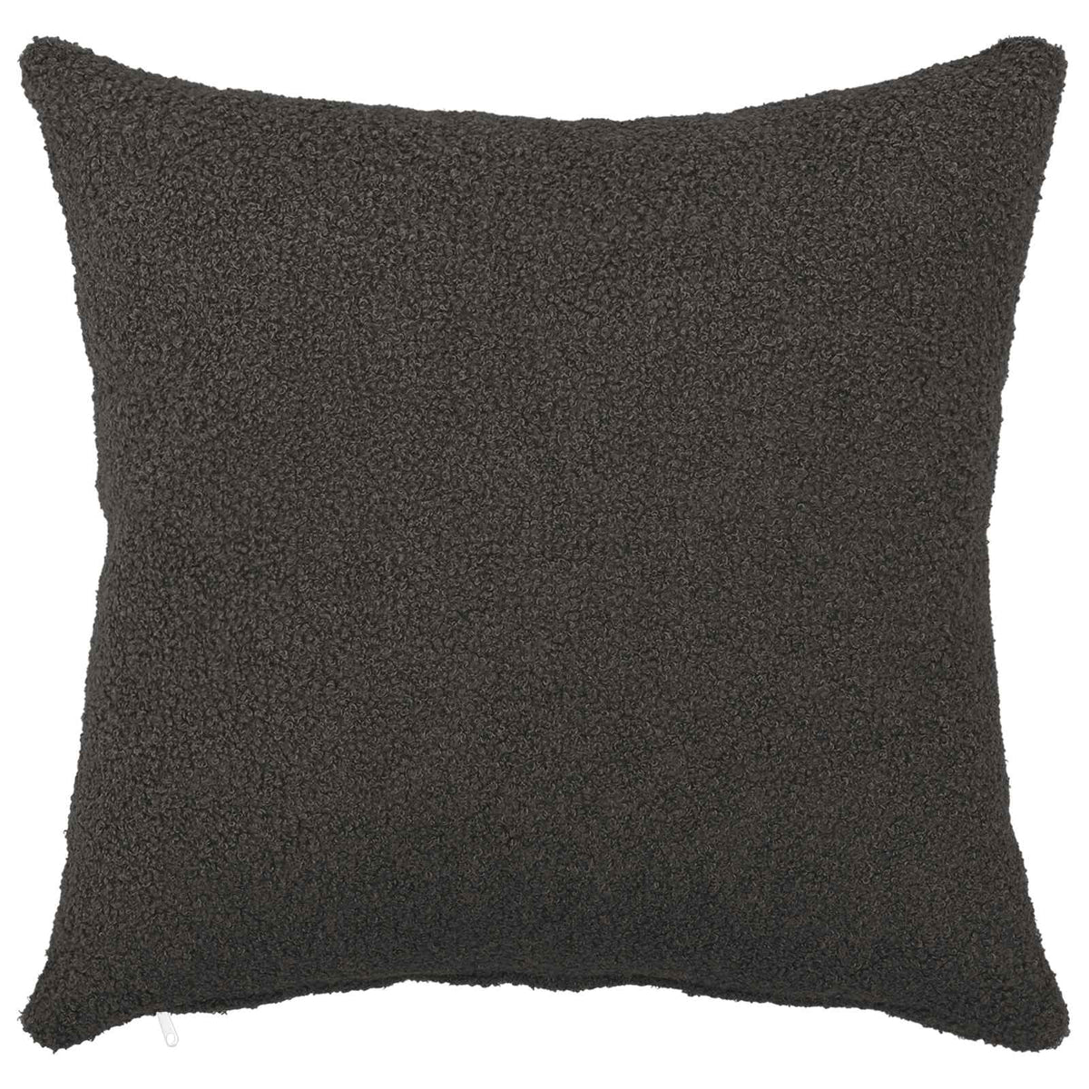Cushion Cover 12 pcs HEERLEN Dark Grey 50 x 50 cm Bouclé