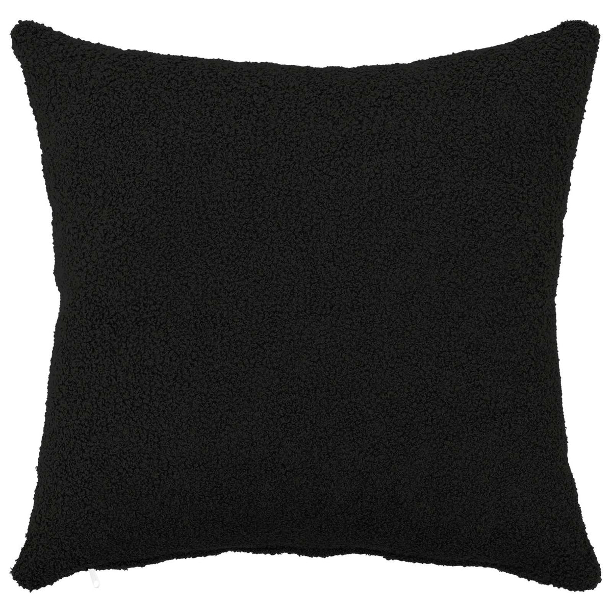 Cushion Cover 12 pcs HEERLEN Black 50 x 50 cm Bouclé