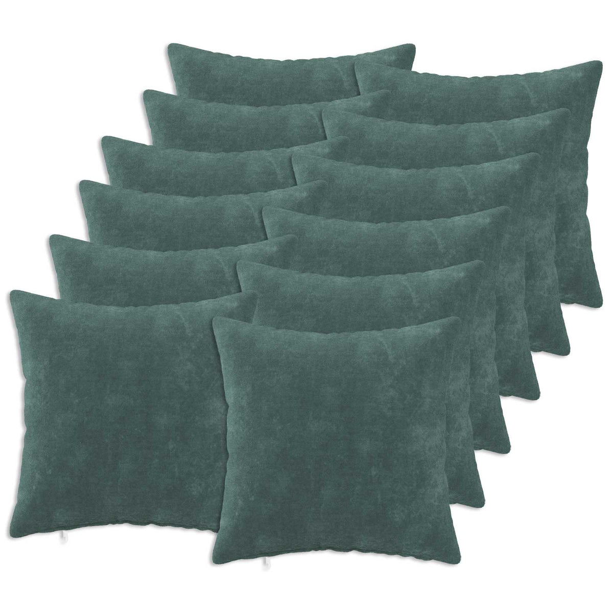 Cushion Cover 12 pcs HEERLEN Sea Blue 50 x 50 cm