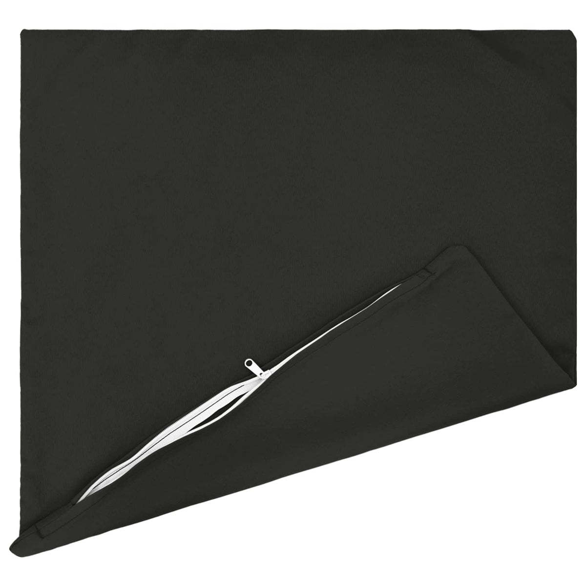 Cushion Cover 12 pcs HEERLEN Black 50 x 50 cm Polyester