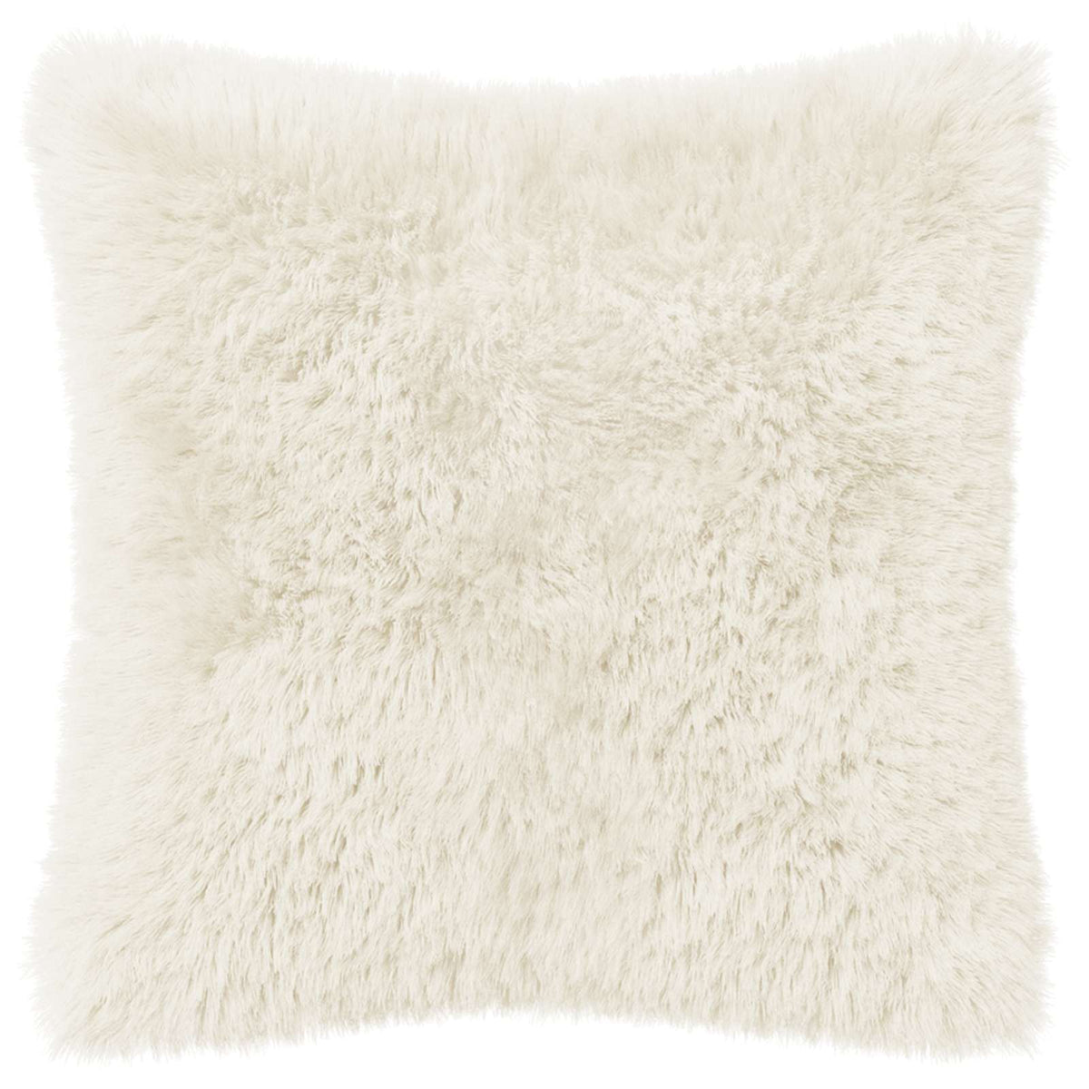 Cushion Cover 6 pcs HEERLEN White 50 x 50 cm PV Fleece