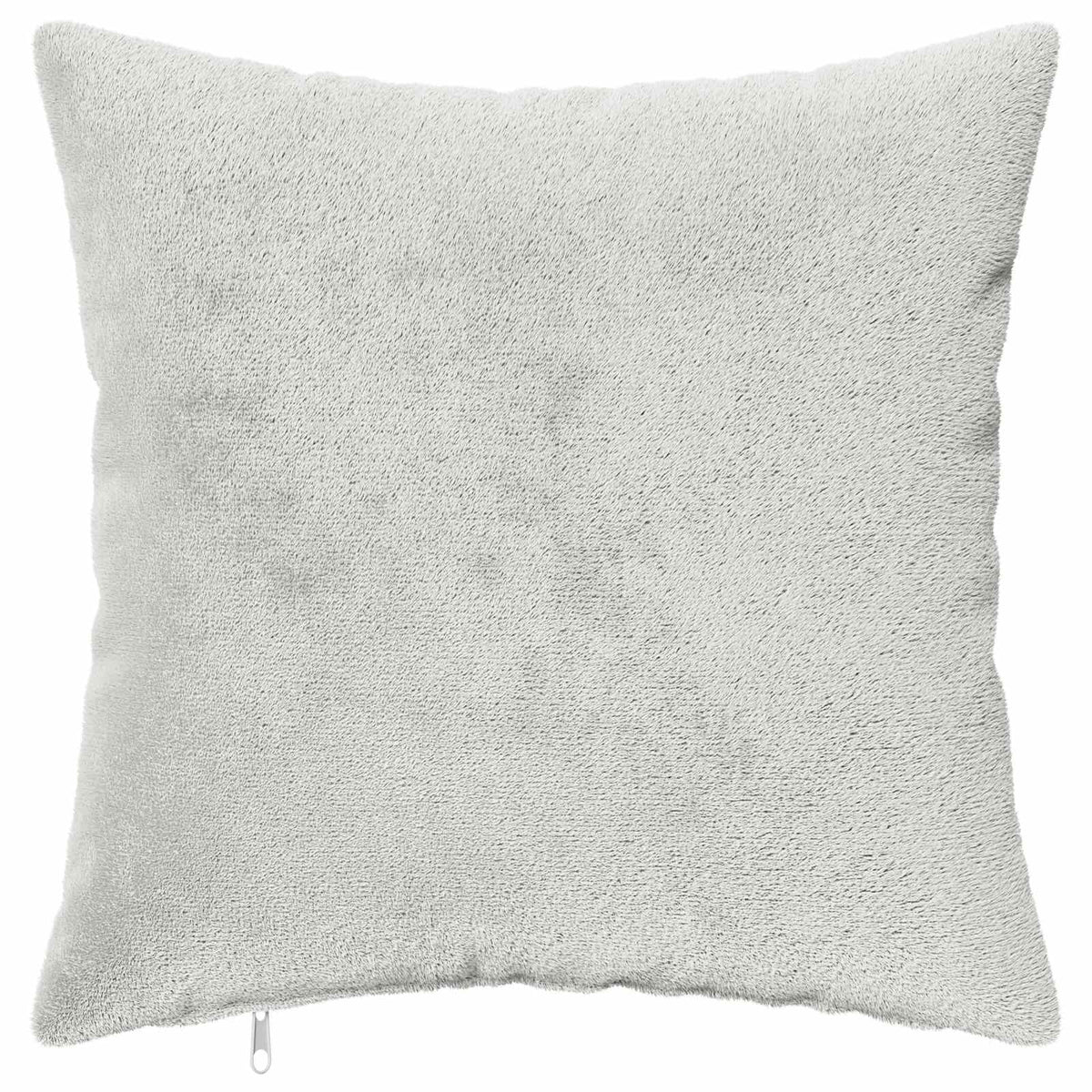 Cushion Cover 12 pcs HEERLEN Light Grey 50 x 50 cm Flannel