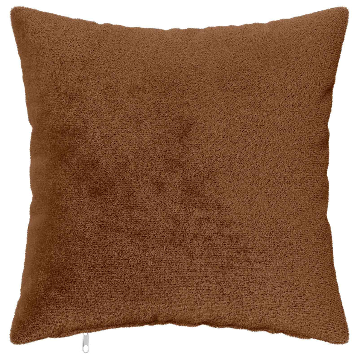 Cushion Cover 6 pcs HEERLEN Light Brown 50 x 50 cm Flannel
