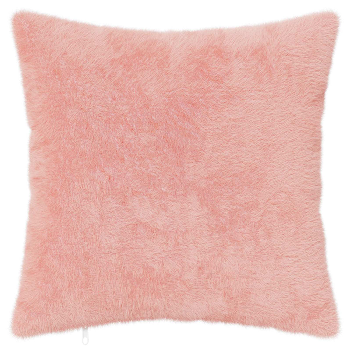 Cushion Cover 12 pcs HEERLEN Pink 50 x 50 cm Faux Rabbit Fur