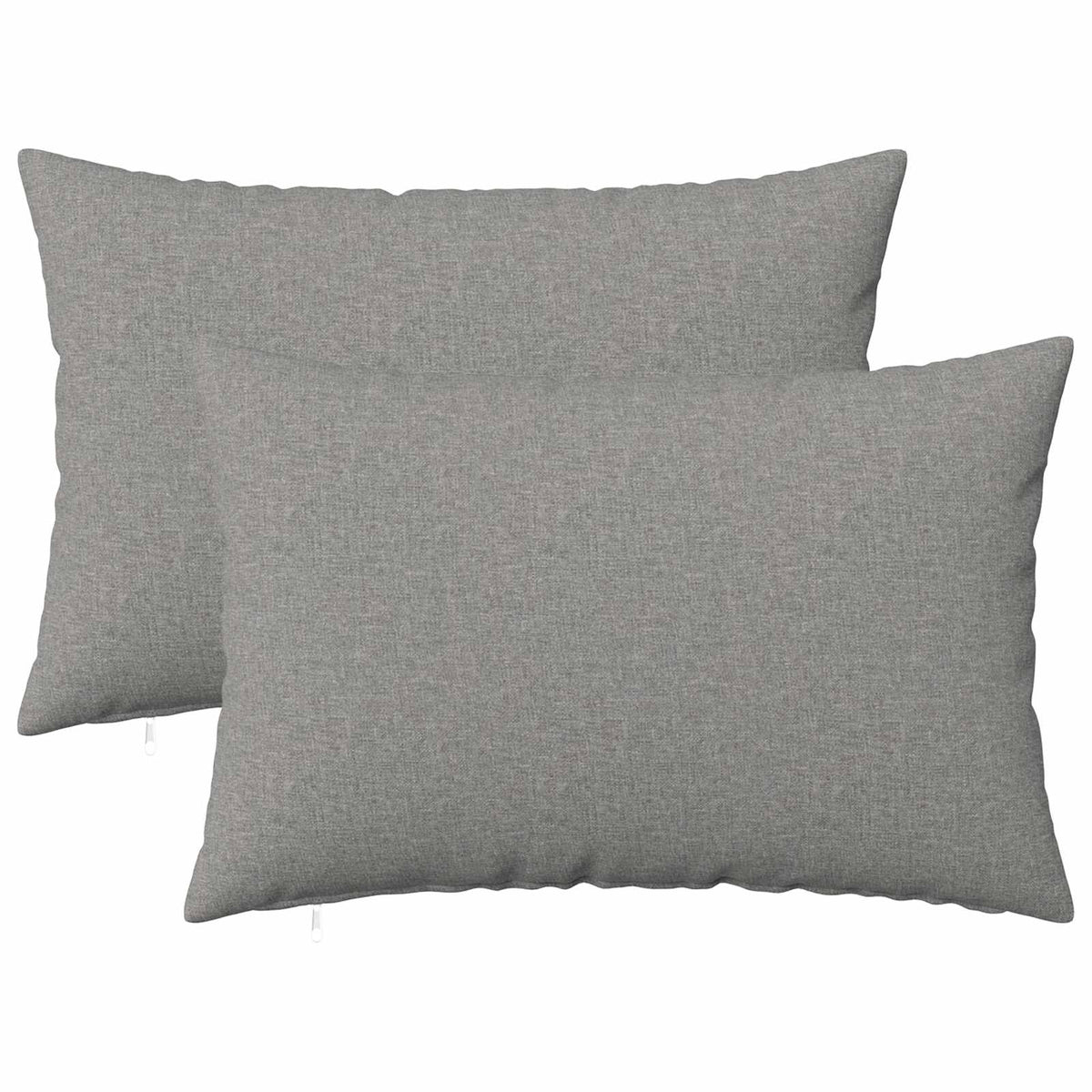 Cushion Cover 2 pcs HEERLEN Cloud Grey 50 x 70 cm Fabric