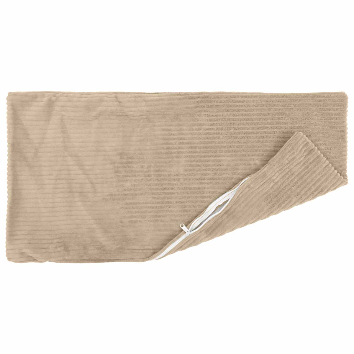 Cushion Cover 2 pcs HEERLEN Taupe 50 x 70 cm Corduroy