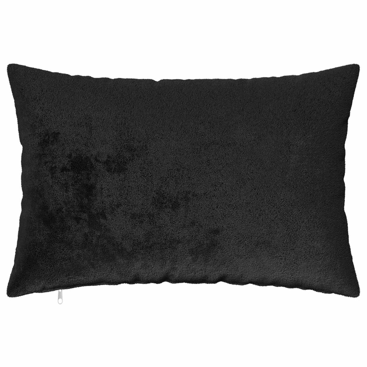 Cushion Cover 2 pcs HEERLEN Black 50 x 70 cm Flannel