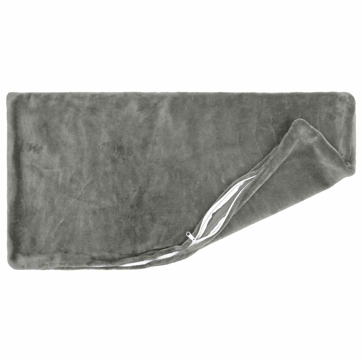 Cushion Cover 2 pcs HEERLEN Dark Grey 50 x 70 cm Flannel