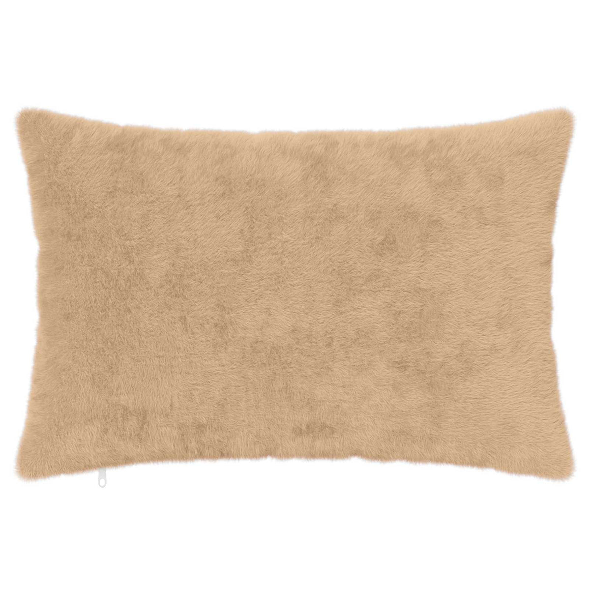 Cushion Cover 2 pcs HEERLEN Cream 50 x 70 cm Faux Rabbit Fur