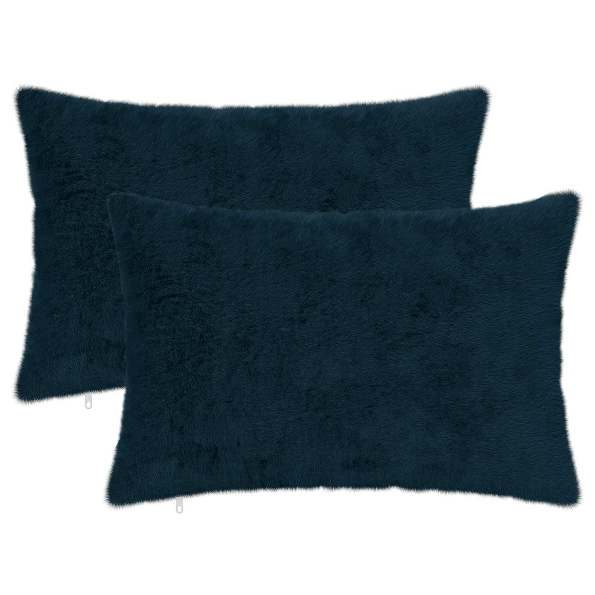 Cushion Cover 2 pcs HEERLEN Navy Blue 50 x 70 cm