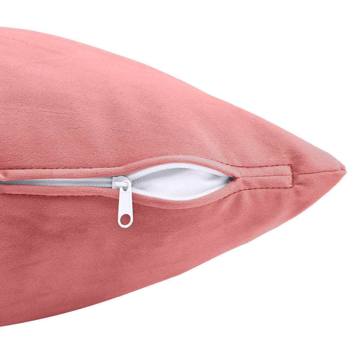 Cushion Cover 2 pcs HEERLEN Pink 50 x 75 cm Velvet