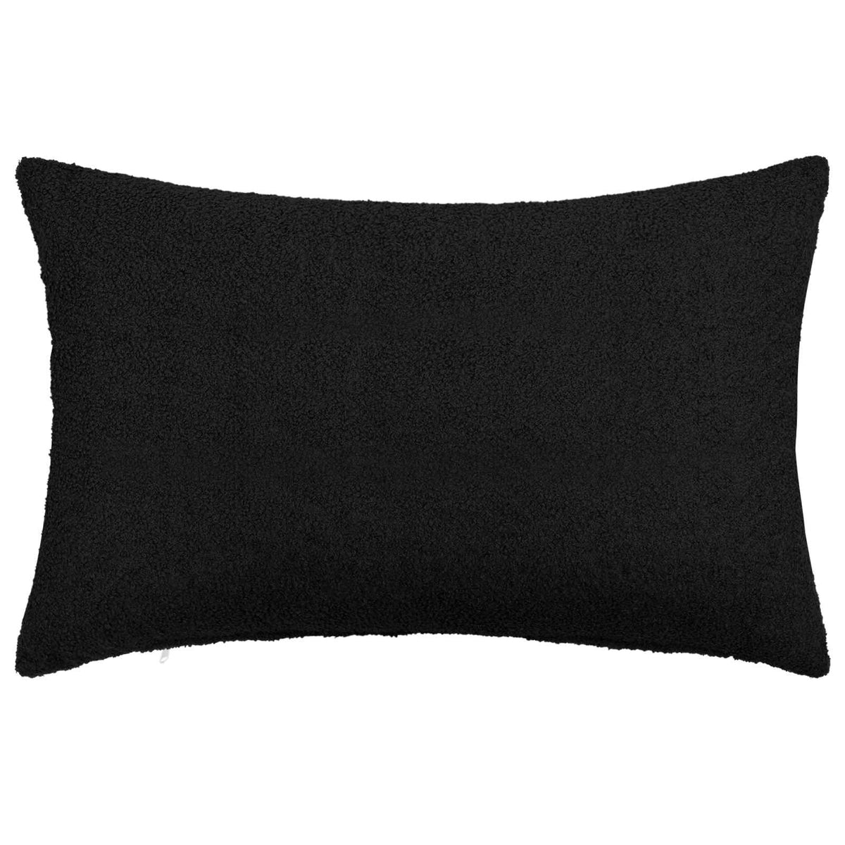Cushion Cover 2 pcs HEERLEN Black 50 x 75 cm Bouclé