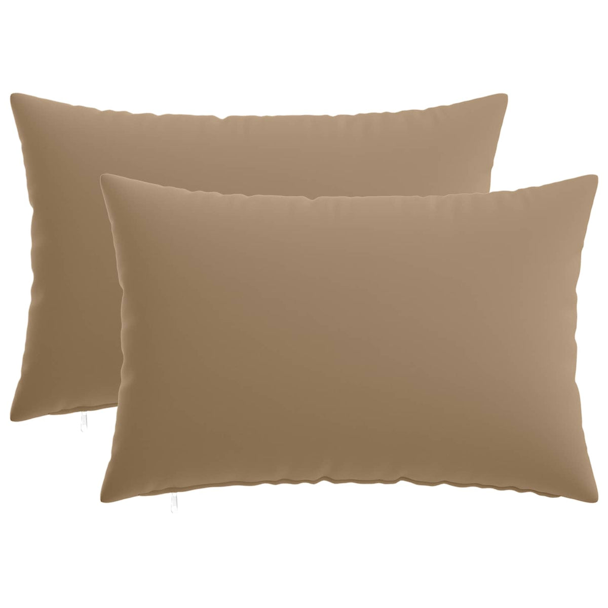 Cushion Cover 2 pcs HEERLEN Taupe 50 x 75 cm Polyester