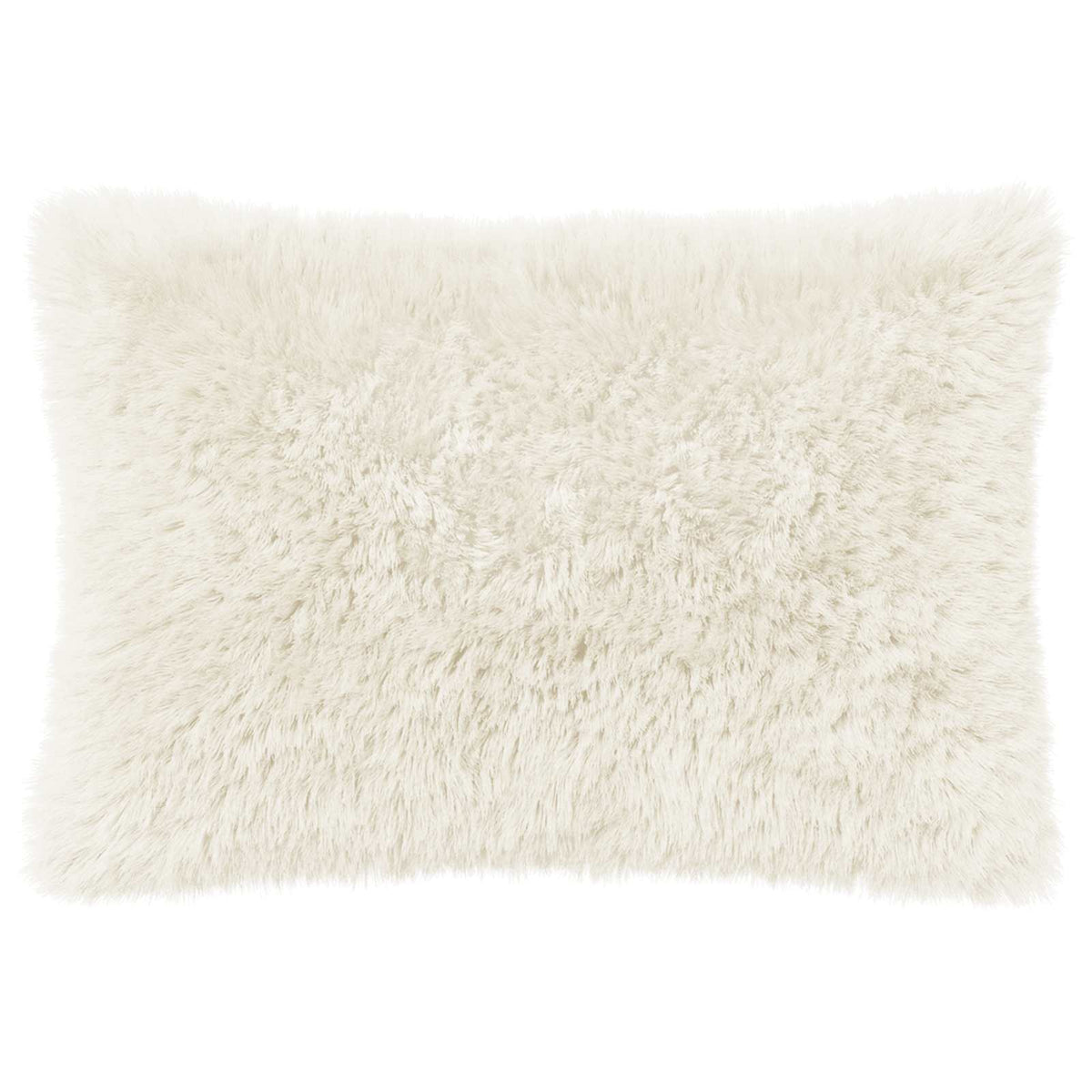 Cushion Cover 6 pcs HEERLEN White 50 x 75 cm PV Fleece