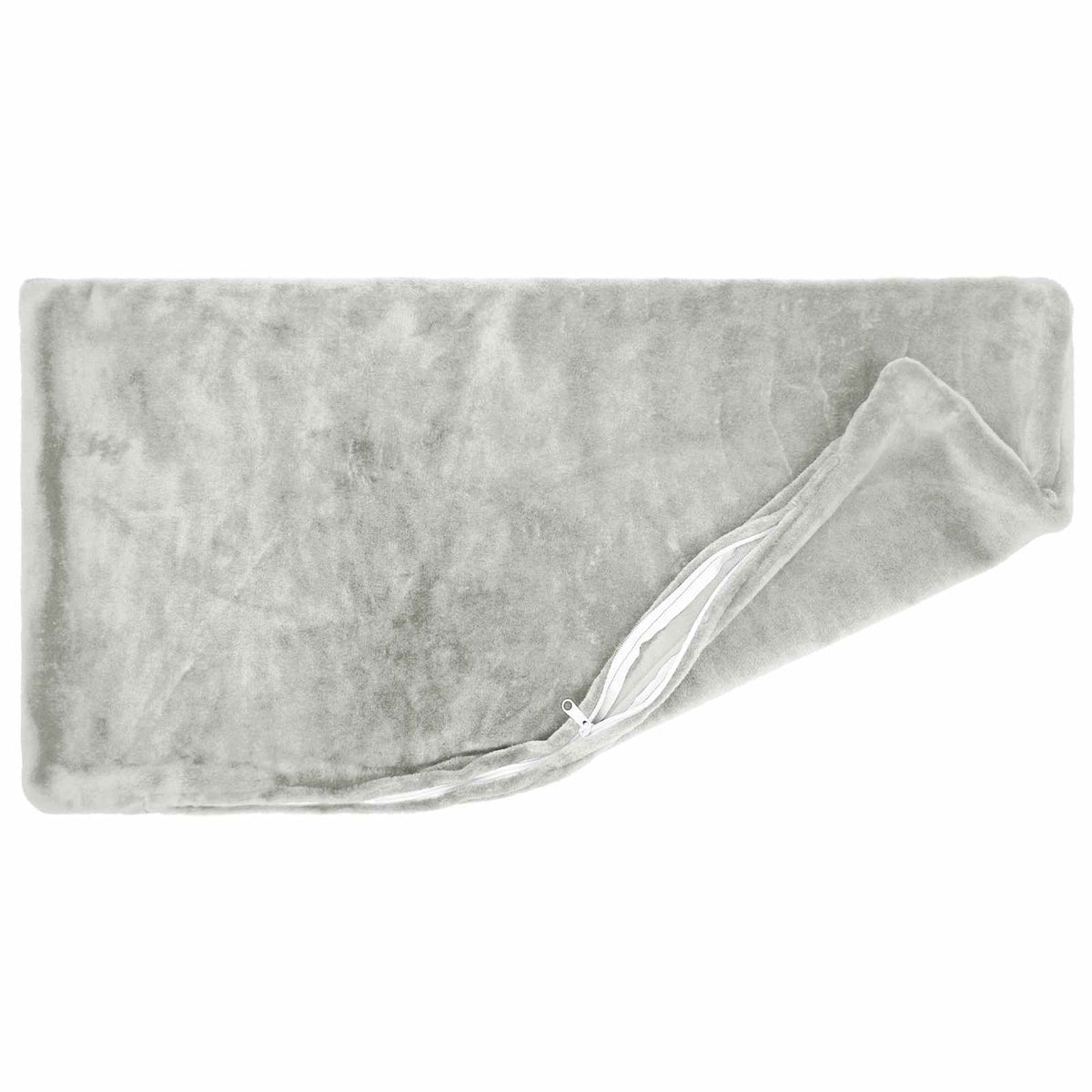 Cushion Cover 2 pcs HEERLEN Light Grey 50 x 75 cm Flannel