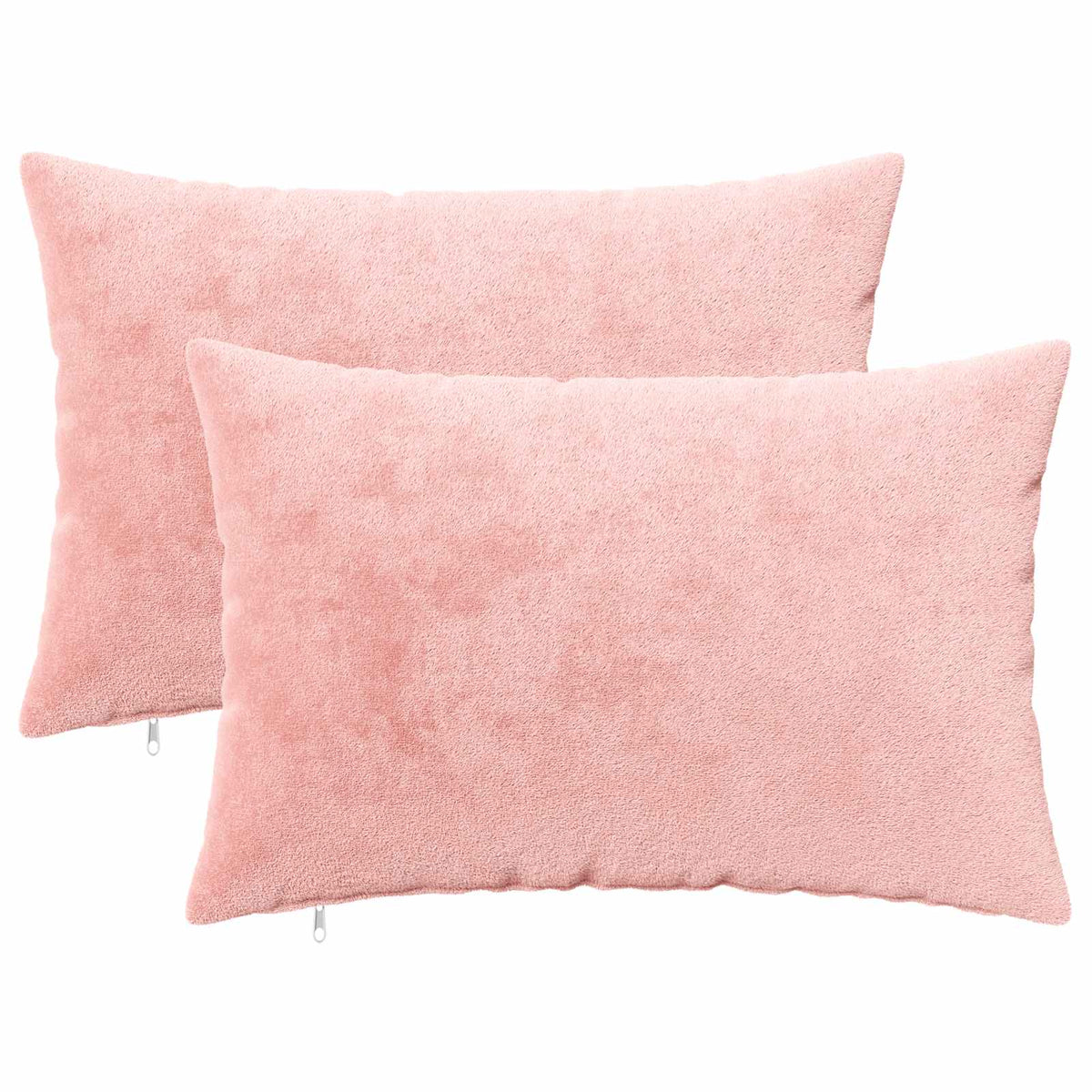 Cushion Cover 2 pcs HEERLEN Pink 50 x 75 cm Flannel